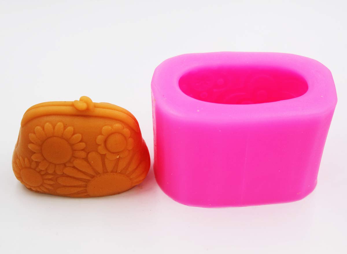 Premium Silicone Soap Molds for DIY Handmade Soap - Fashion Handbag Shape Soap Making Kit for Bath Bombs, Candles & Gifts - Perfect for Home Spa, Party Favors and Craft Projects