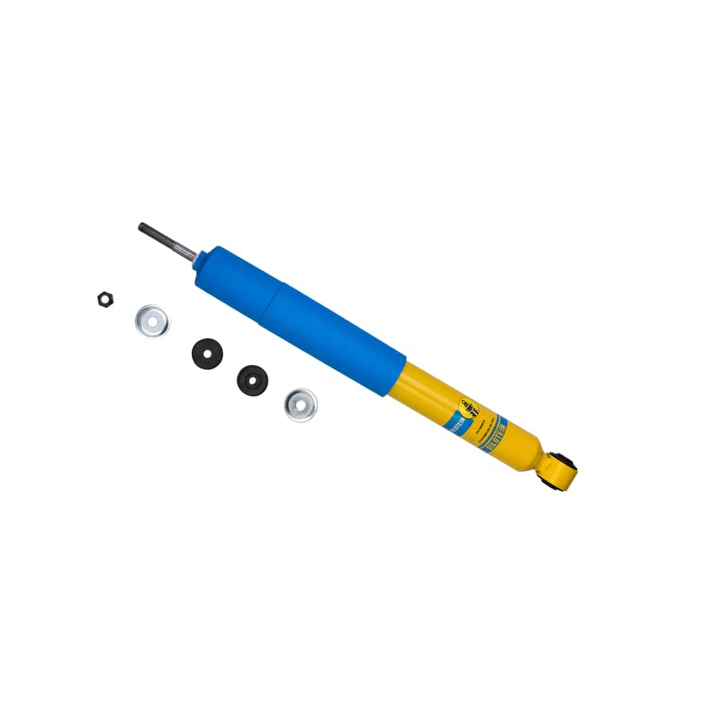 Bilstein 4600 Series Monotube Shock Absorber - Front Steel Yellow Paint for Off-Road Trucks & SUVs | Heavy-Duty Suspension Upgrade for Rough Terrain Driving