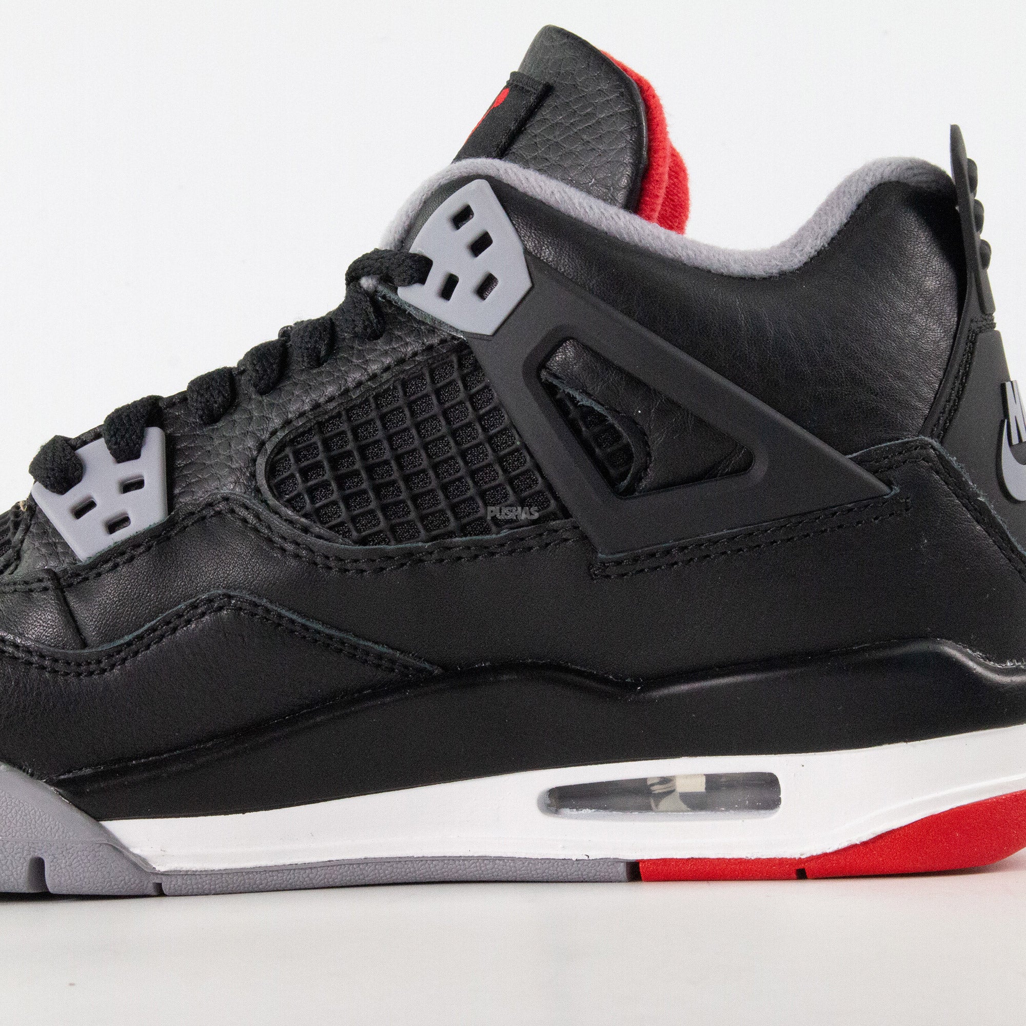 Air Jordan 4 Retro 'Bred Reimagined' GS (2024) - Classic Black & Red Basketball Shoes for Women & Girls - Perfect for Streetwear, Sneaker Collection & Casual Fashion