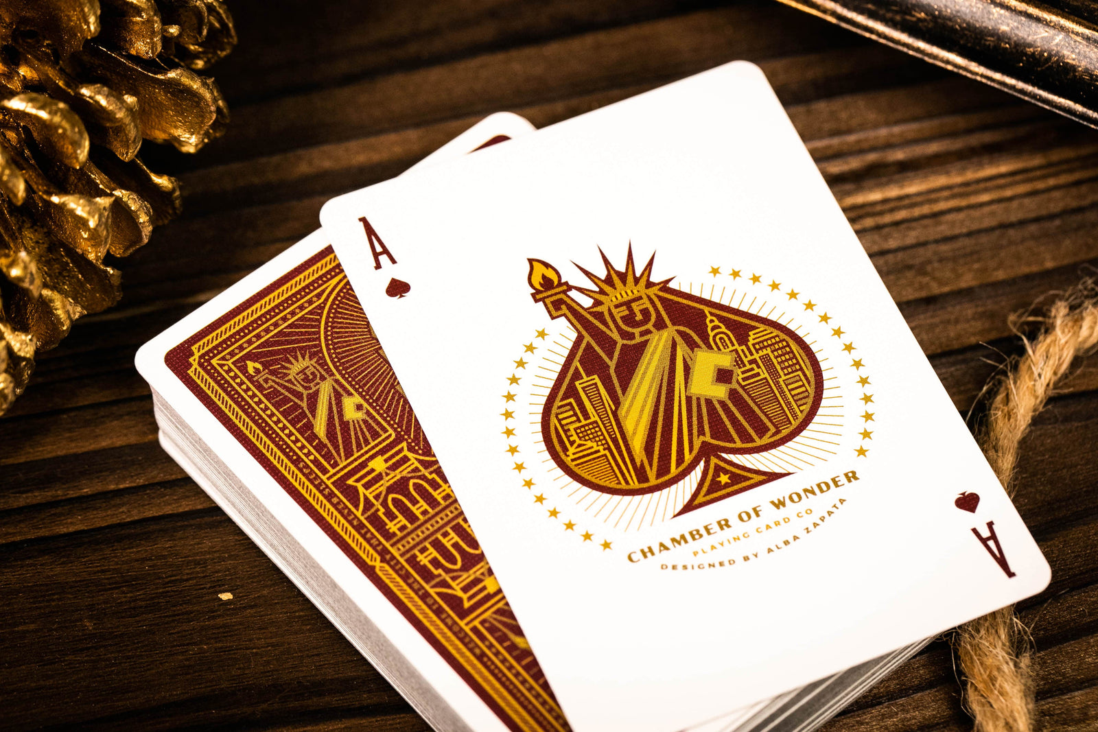 Empire City New York Playing Cards - Premium Deck for Poker, Magic Tricks & Card Games | Collectible NYC-Themed Cards for Travel, Gifts & Game Nights