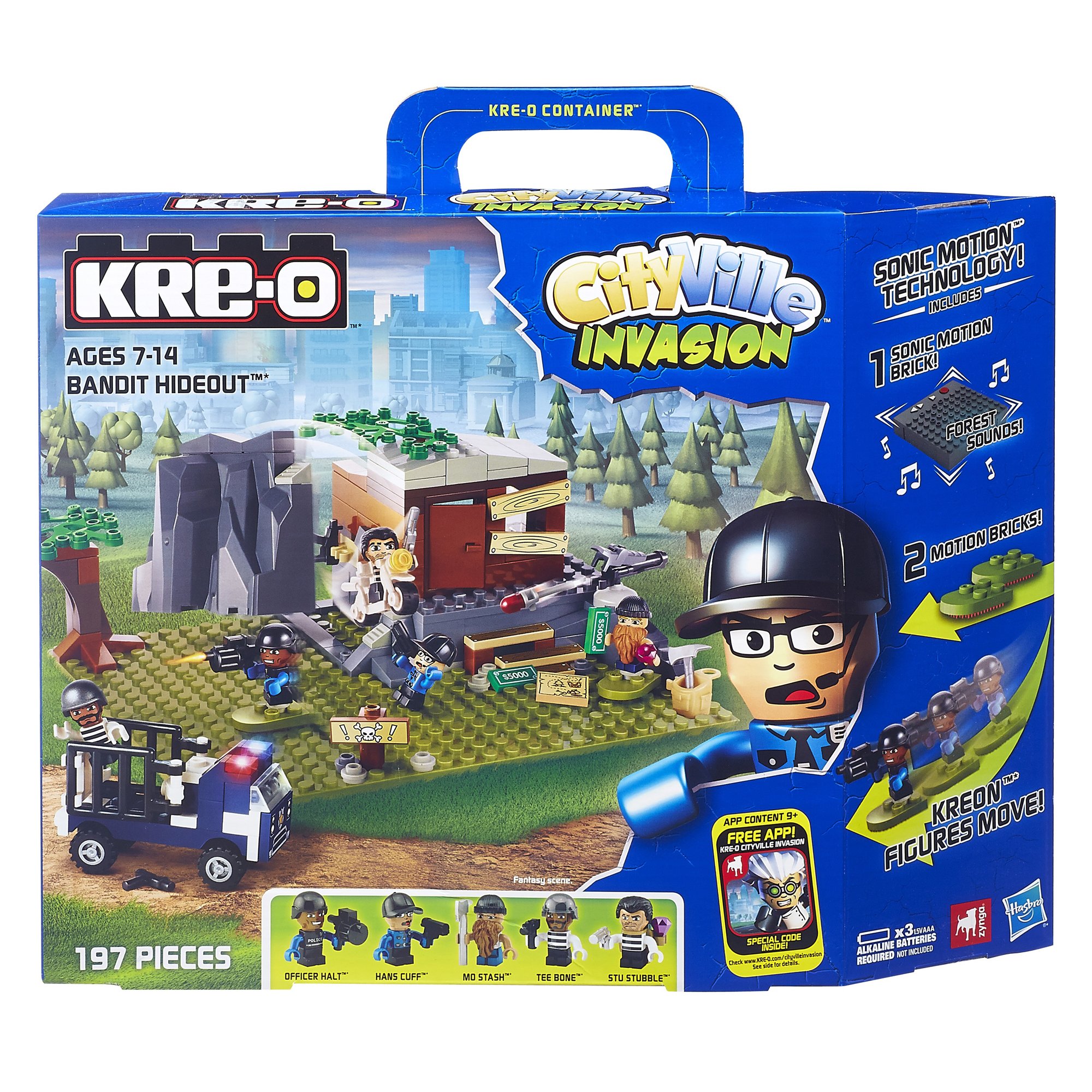 KRE-O CityVille Invasion Dr. Mayhem Hideout Building Set with Sonic Motion - Creative Construction Toy for Kids, Collectible Action Figure Playset - Perfect for Imaginative Play and Display Scenes