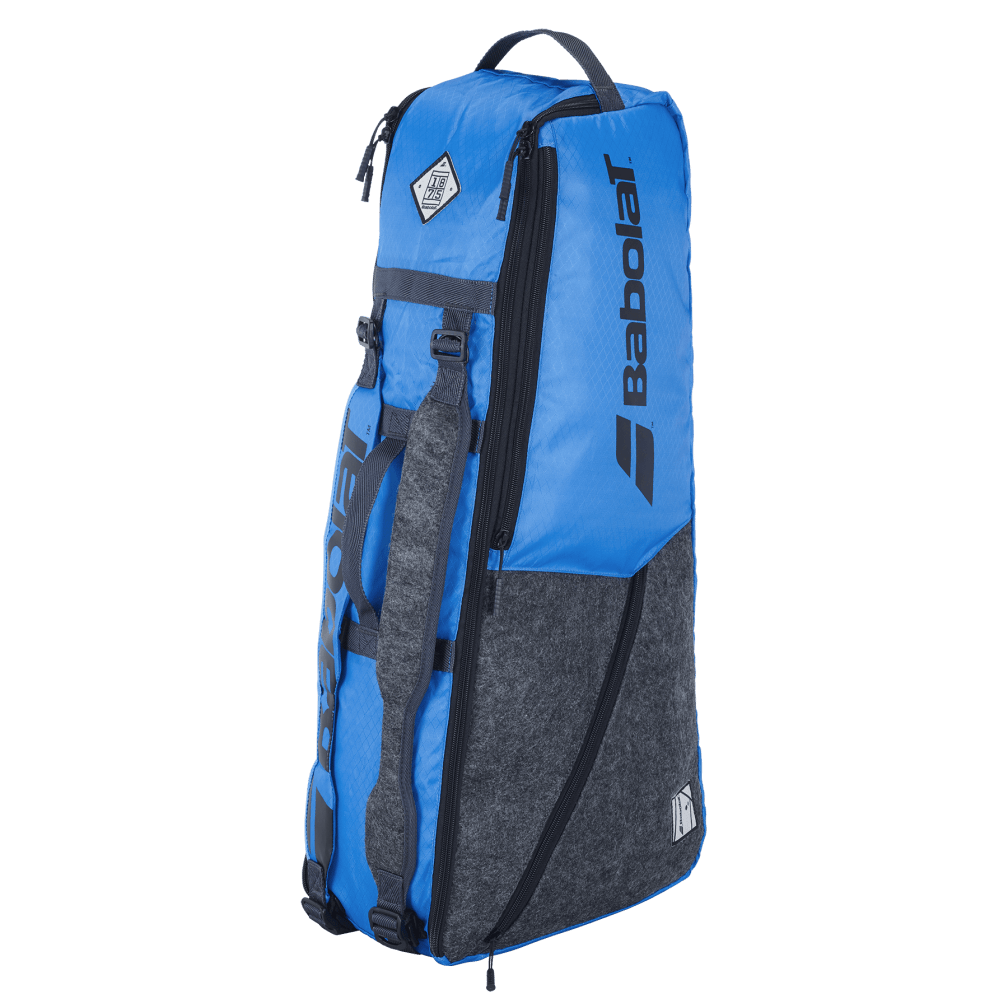 Babolat EVO Drive 6 Pack Tennis Racquet Bag - Blue/Grey | Premium Tennis Gear for Players & Coaches | Perfect for Tournaments, Practice & Travel