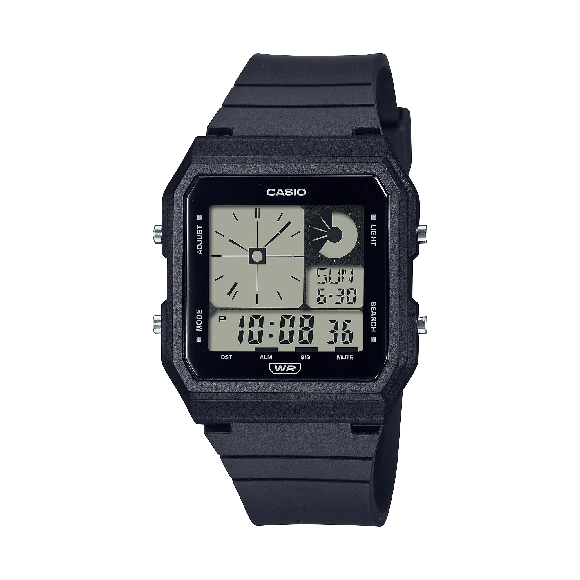 Casio POP Bio-Based Renewable Band LED Backlight Digital Watch with Daily Alarm - Stylish Eco-Friendly Watch for Men & Women, Perfect for Everyday Wear, Workouts, and Outdoor Activities
