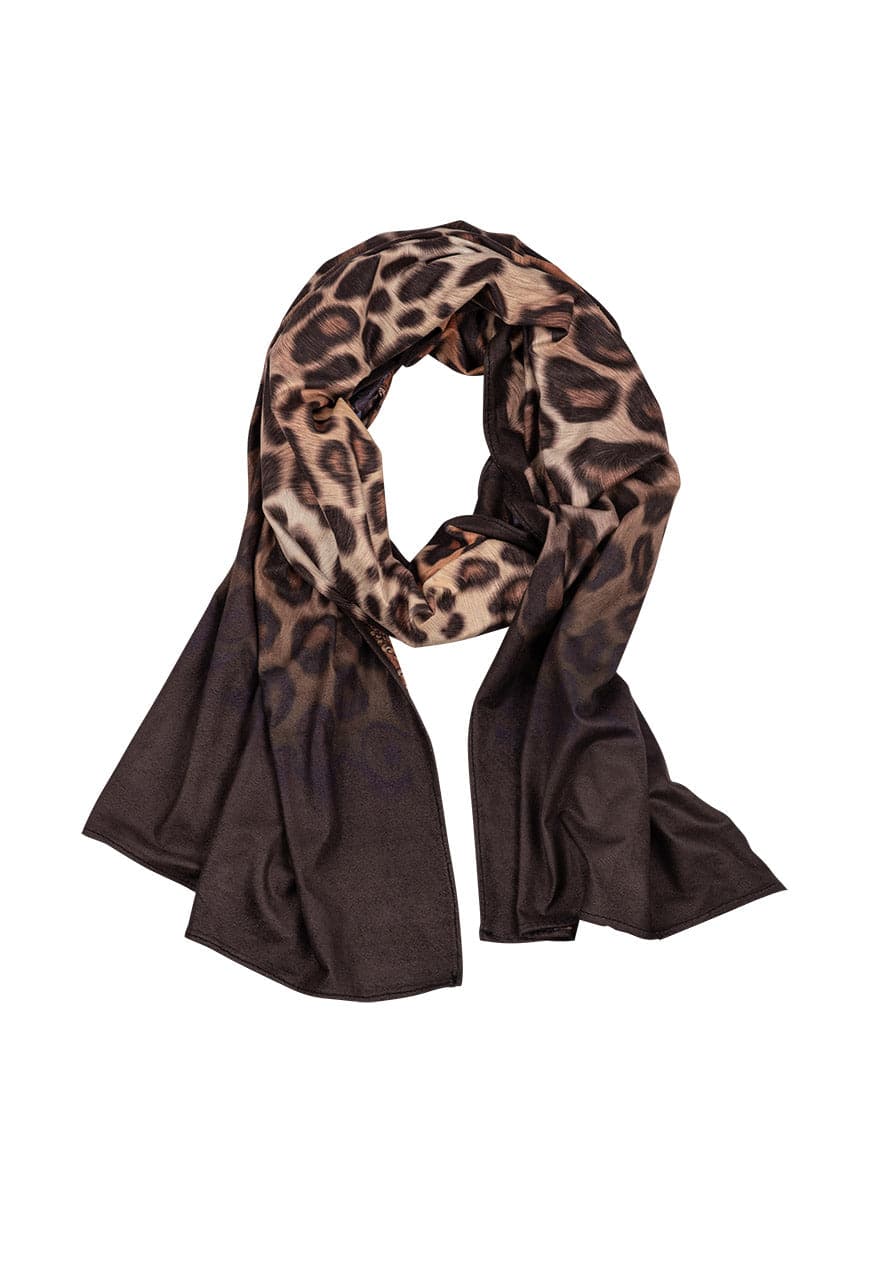 Save The Faith Cheetah Print Fashion Scarf - Stylish Accessory for Women, Winter Warm Wrap, Gift Idea for Her