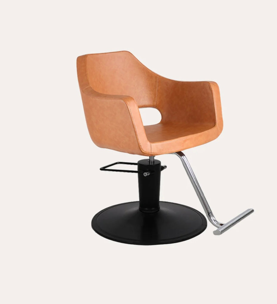 Vera Professional Salon Chair for Hair Styling, Barber, Beauty & Spa - Heavy Duty Hydraulic Stylist Chair with Adjustable Height & Swivel Base - Perfect for Salons, Barbershops & Home Use