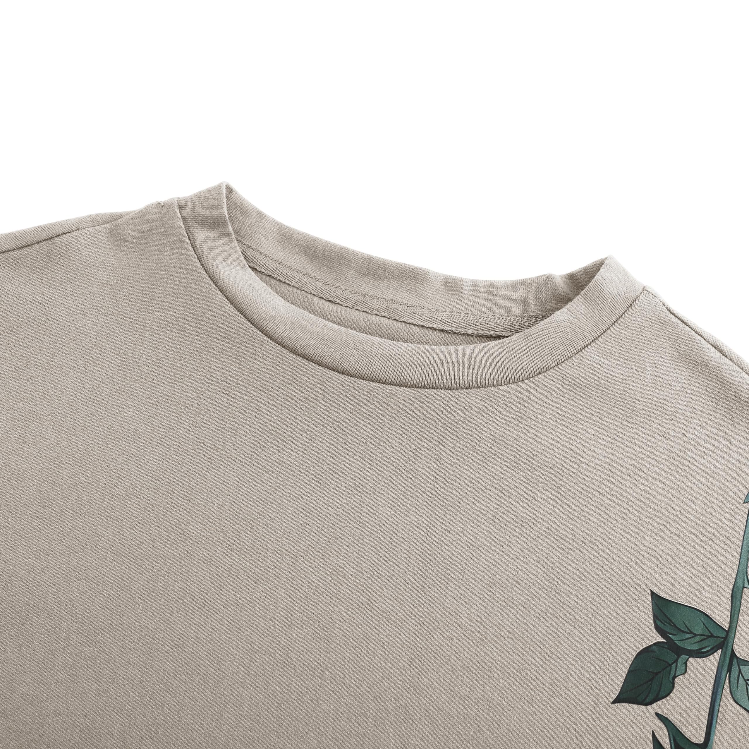 Boys Floral Letter Graphic T-Shirts - Short Sleeve Crew Neck Summer Tees for Kids | Casual Wear, Playdates & Outdoor Activities