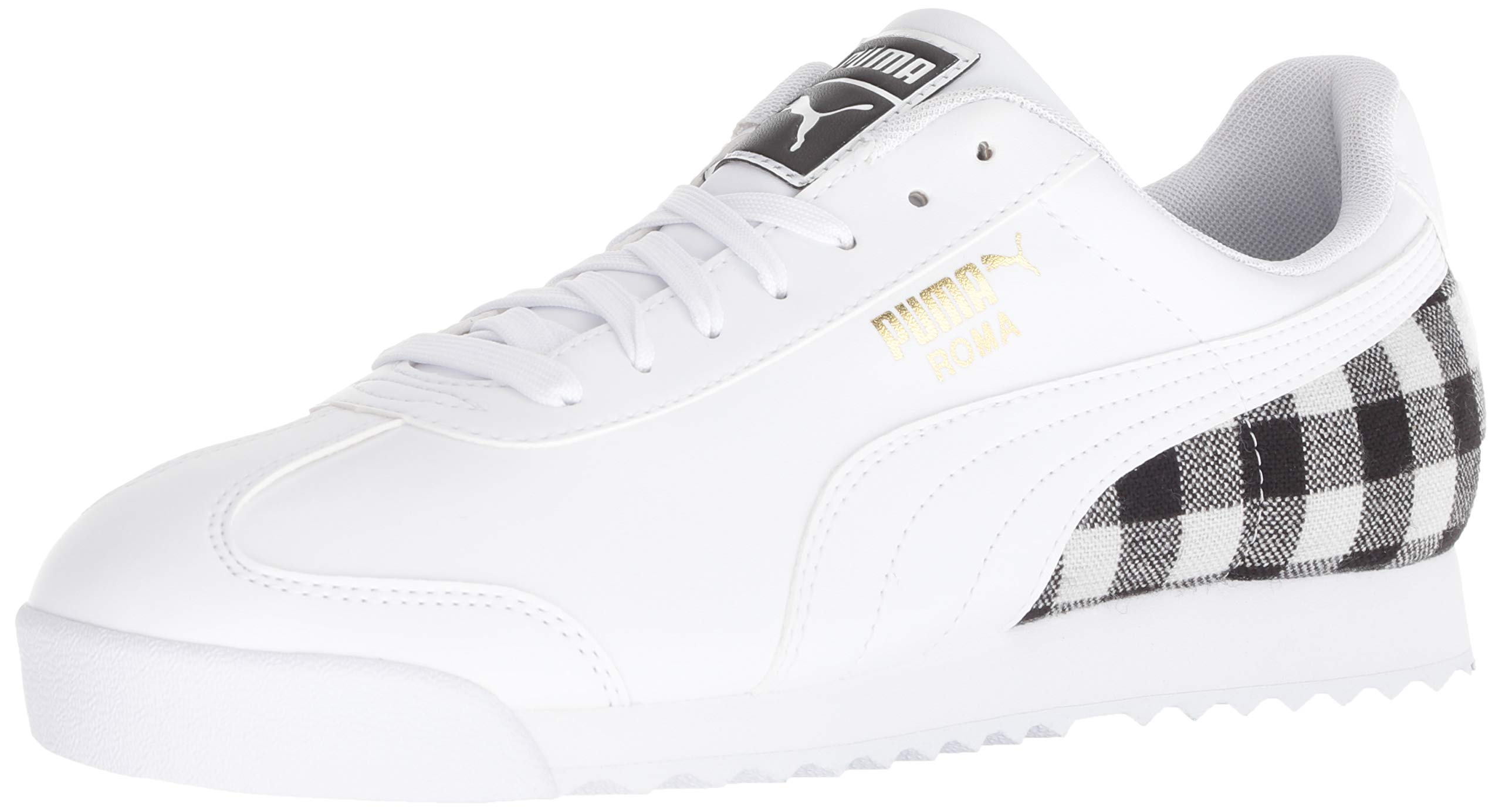 PUMA Men's Roma Leather Flannel Sneakers - Classic Casual Shoes for Men | Comfortable Walking & Everyday Wear | Perfect for Work, Travel & Street Style