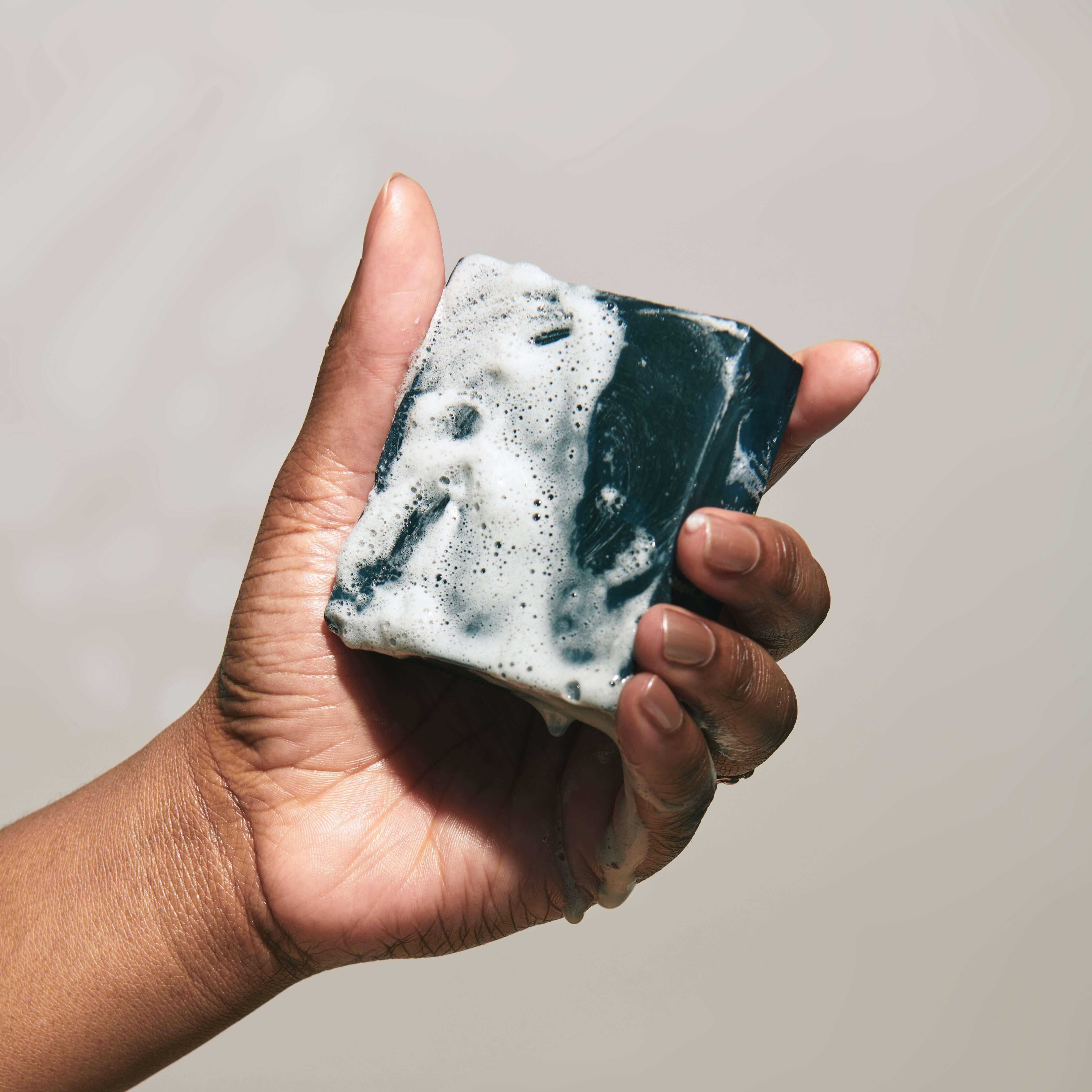 Organic Frankincense Face Balm & Activated Charcoal Soap Set - Natural Skincare for Acne & Blackheads - Perfect for Daily Cleansing & Nighttime Moisturizing Routine