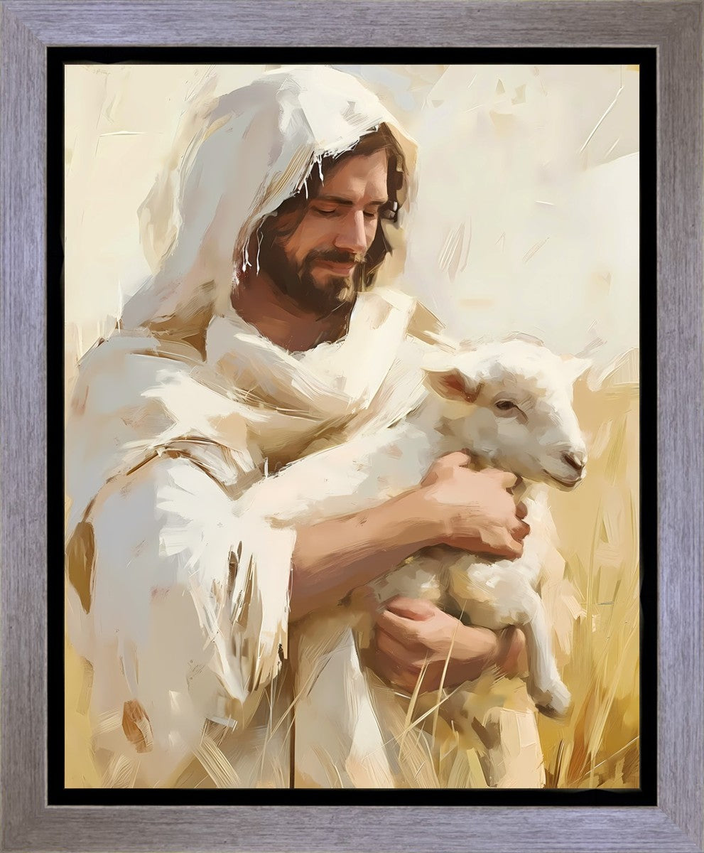 Shepherd of My Soul Gallery Wrap Canvas - Inspirational Christian Wall Art for Home, Church & Office Decor - Perfect for Living Room, Bedroom & Prayer Space