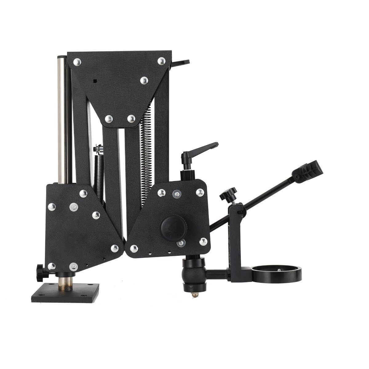 ECUTEE Multi-Directional Jewelry Microscope Stand - 85mm Hole Bracket for Diamond Inlay & Micro-Insert Work | Perfect for Jewelry Making, Watch Repair & Gemstone Setting
