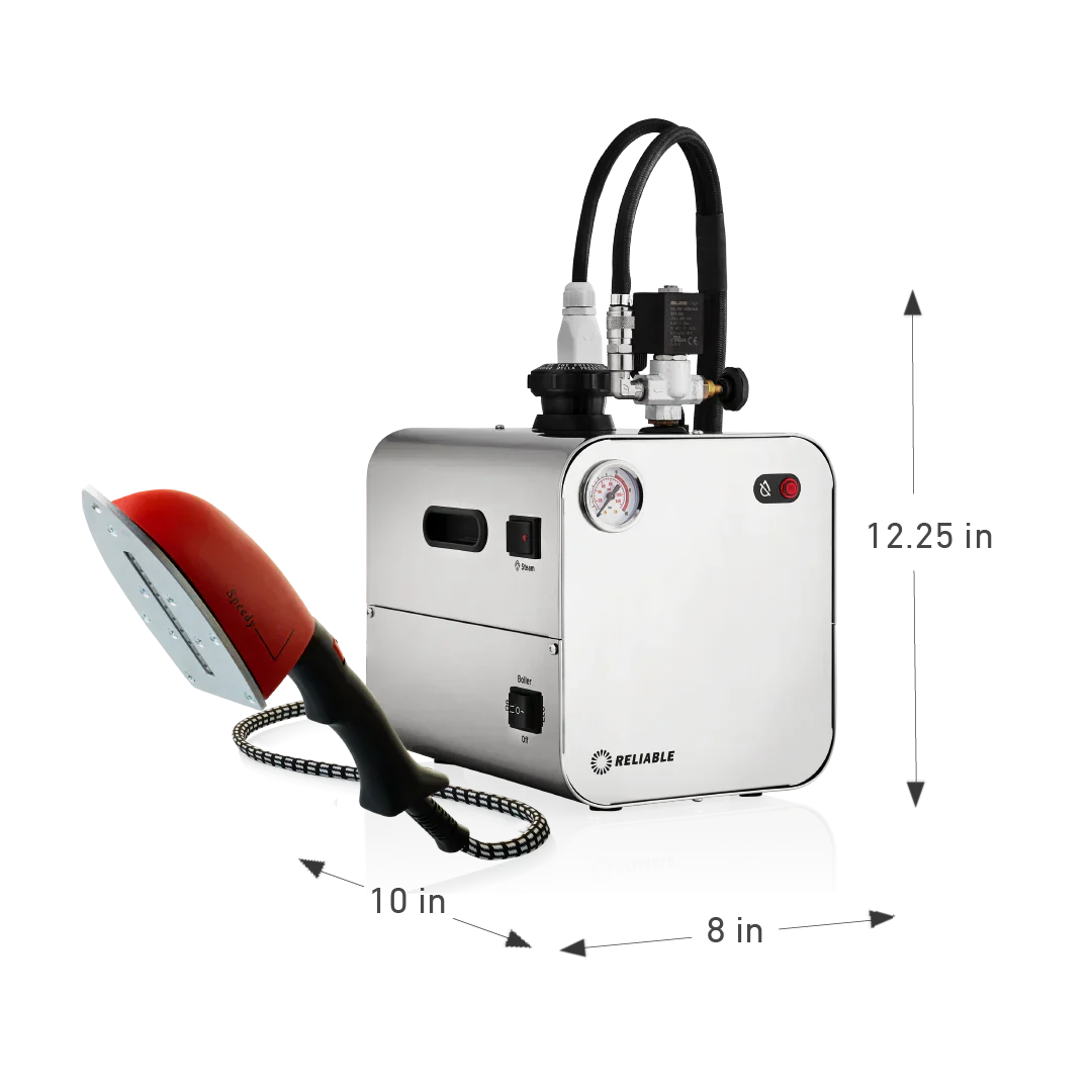 High-Efficiency 5100 Series Boiler with High Pressure Steam Brush or Wand - Perfect for Home Cleaning, Car Detailing & Commercial Use