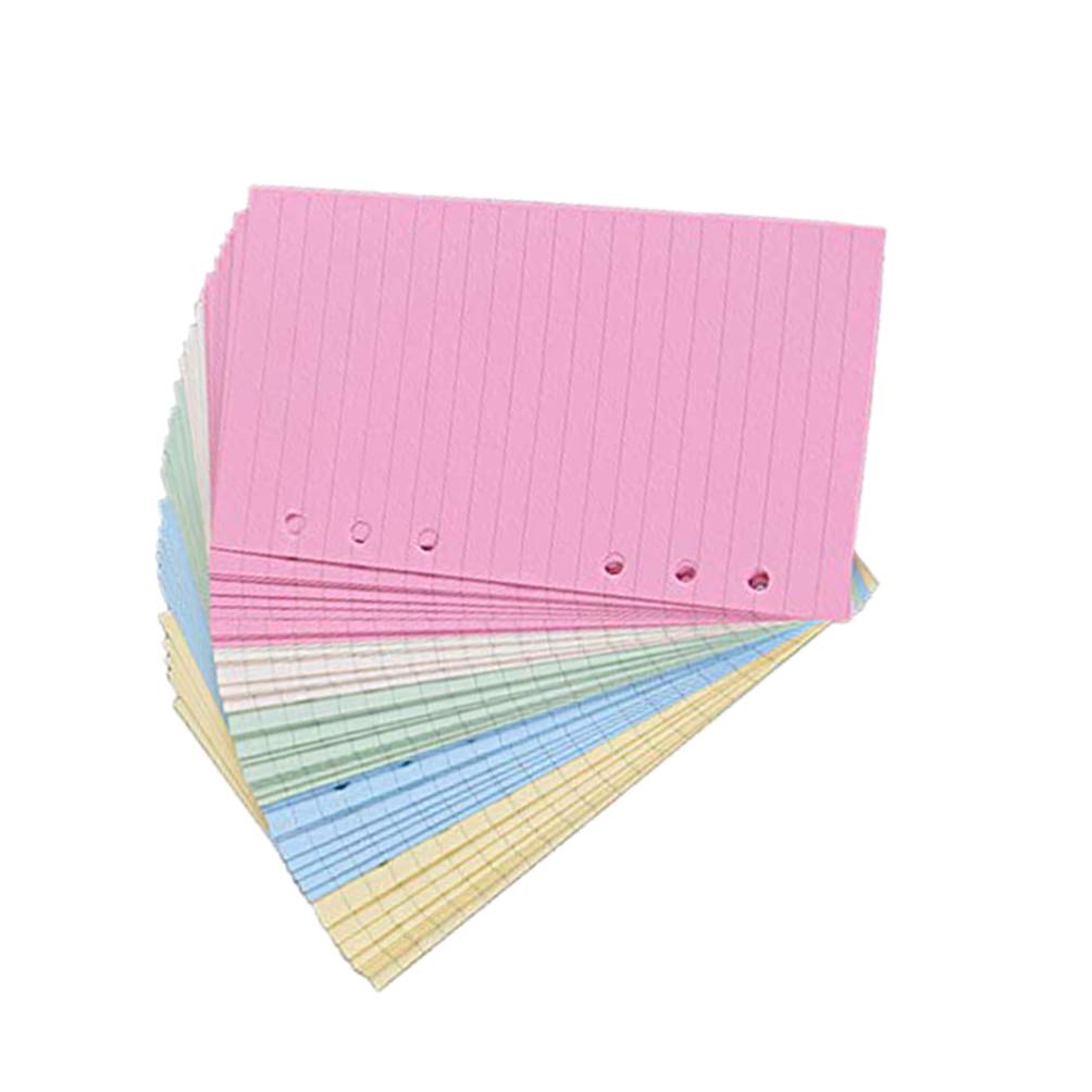 STOBOK 6-Hole A6 Loose Leaf Paper Refills - 50 Sheets Ruled Filler Paper for Planner, Notebook & Journal - Perfect for Office, School & Daily Organization