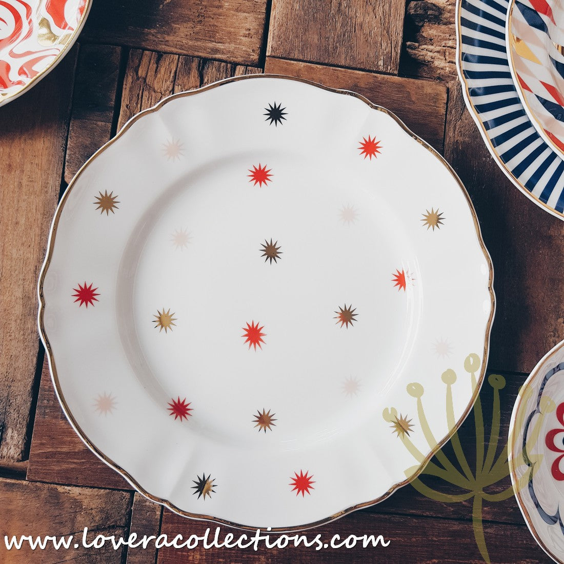 Bitossi Italy Abracadabra Dinnerware Set by La Tigre - Premium Ceramic Plates & Bowls for Elegant Dining, Perfect for Dinner Parties & Home Decor