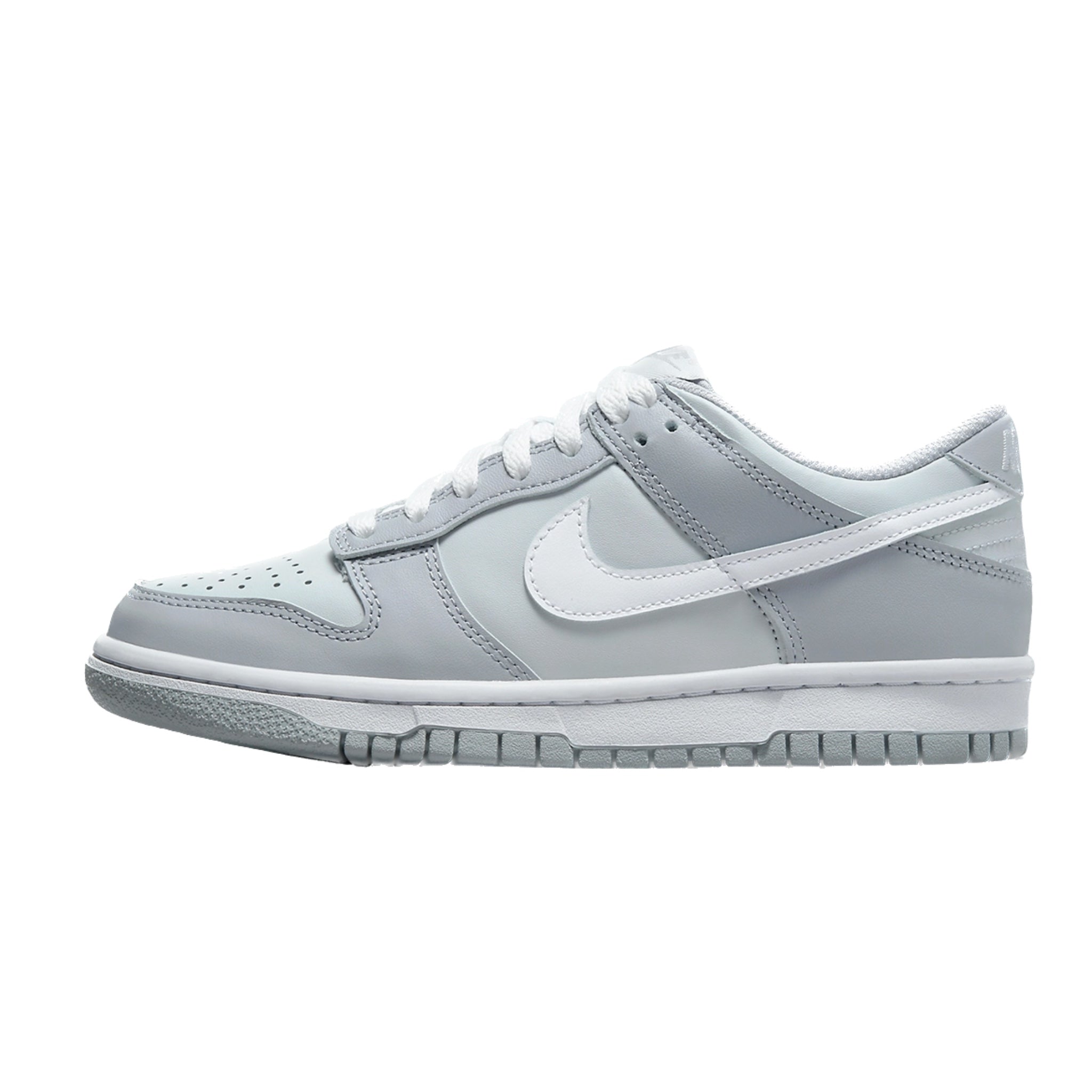 Nike Dunk Low (TD) Kids Shoes - Two-Toned Grey, Pure Platinum & White Wolf Grey - Perfect for School, Sports & Casual Wear