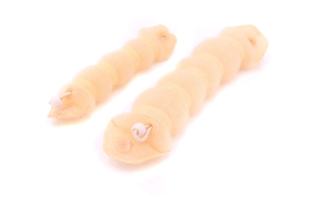 2-Pack Beige Magic Hair Donut Bun Maker Set for Women - Large & Small Hair Ring Styler, Updo Scrunchie, Chignon Hairpiece (Perfect for Parties, Weddings & Everyday Hairstyles)