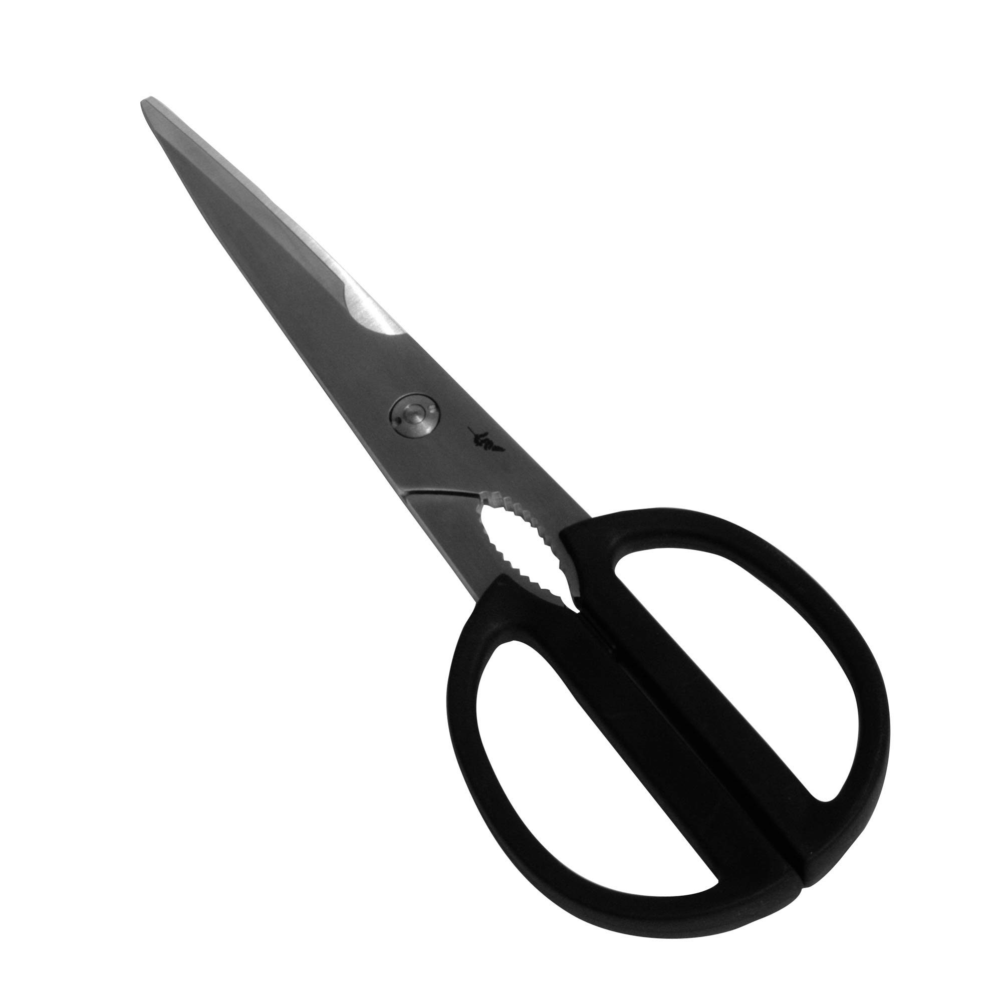 Michel BRAS No. 2 Professional Kitchen Shears - Heavy Duty Stainless Steel Cooking Scissors with Micro Serrated Detachable Blades - Easy to Clean - Perfect for Cutting Herbs, Poultry, Fish & Vegetables - Ideal for Home Chefs & Professional Kitchens
