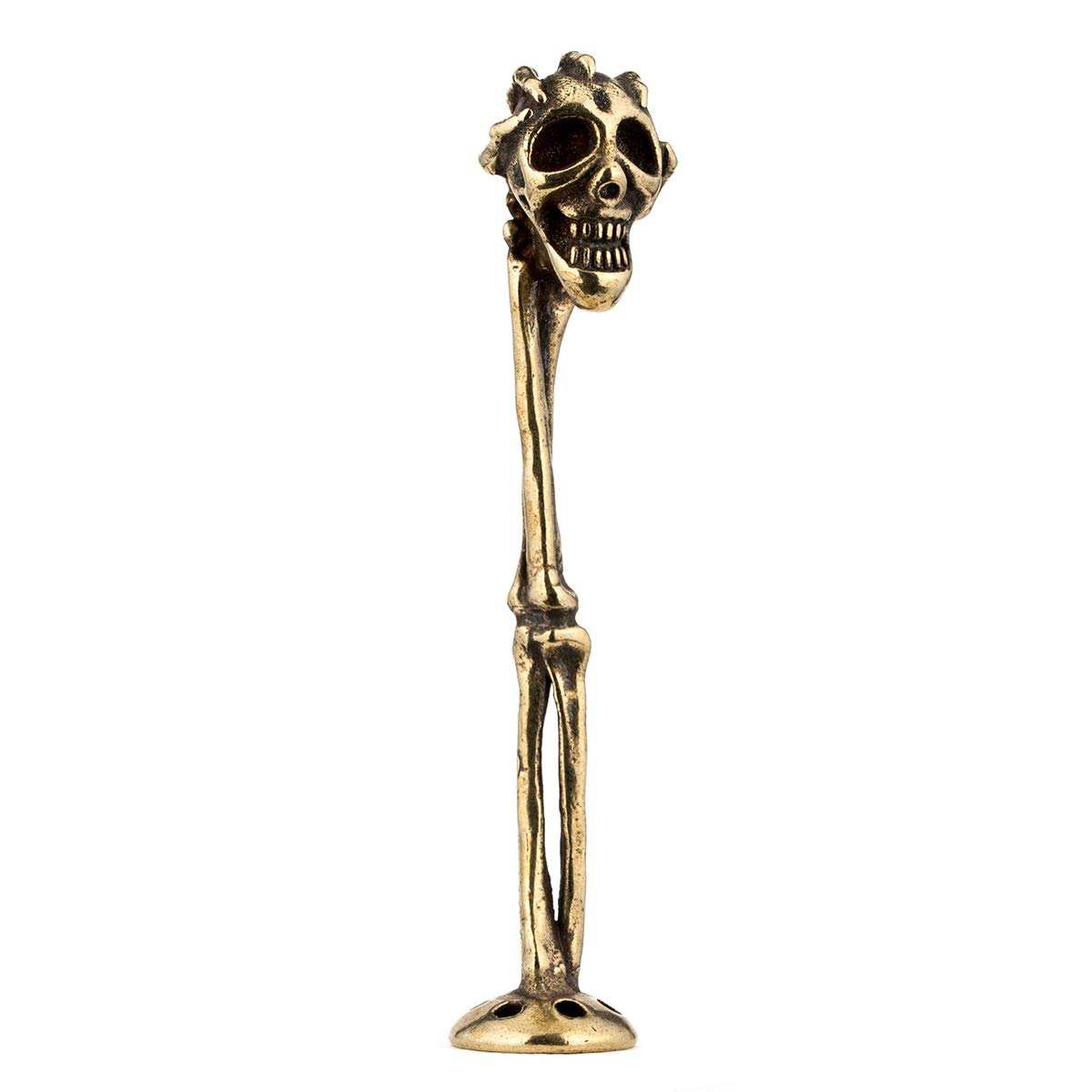 Premium Skull-Shaped Smoking Pipe Tamper & Cleaning Tool - Durable Tobacco Pipe Accessory for Smooth Smoking Experience | Perfect for Pipe Enthusiasts & Collectors