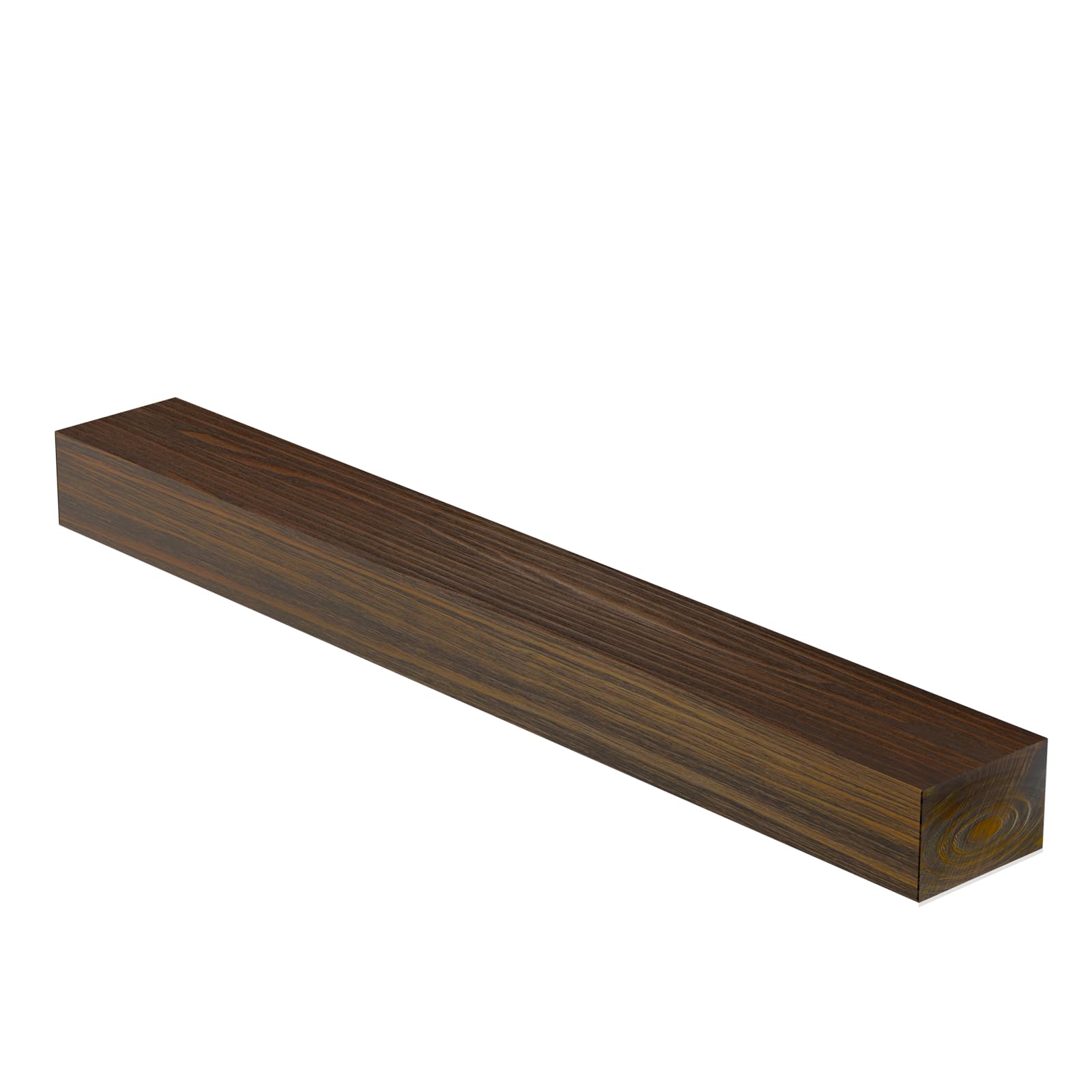 LOVMOR 72-Inch Floating Fireplace Mantel Shelf - Natural Wood Wall Mounted Mantel for Fireplace Decor, 72