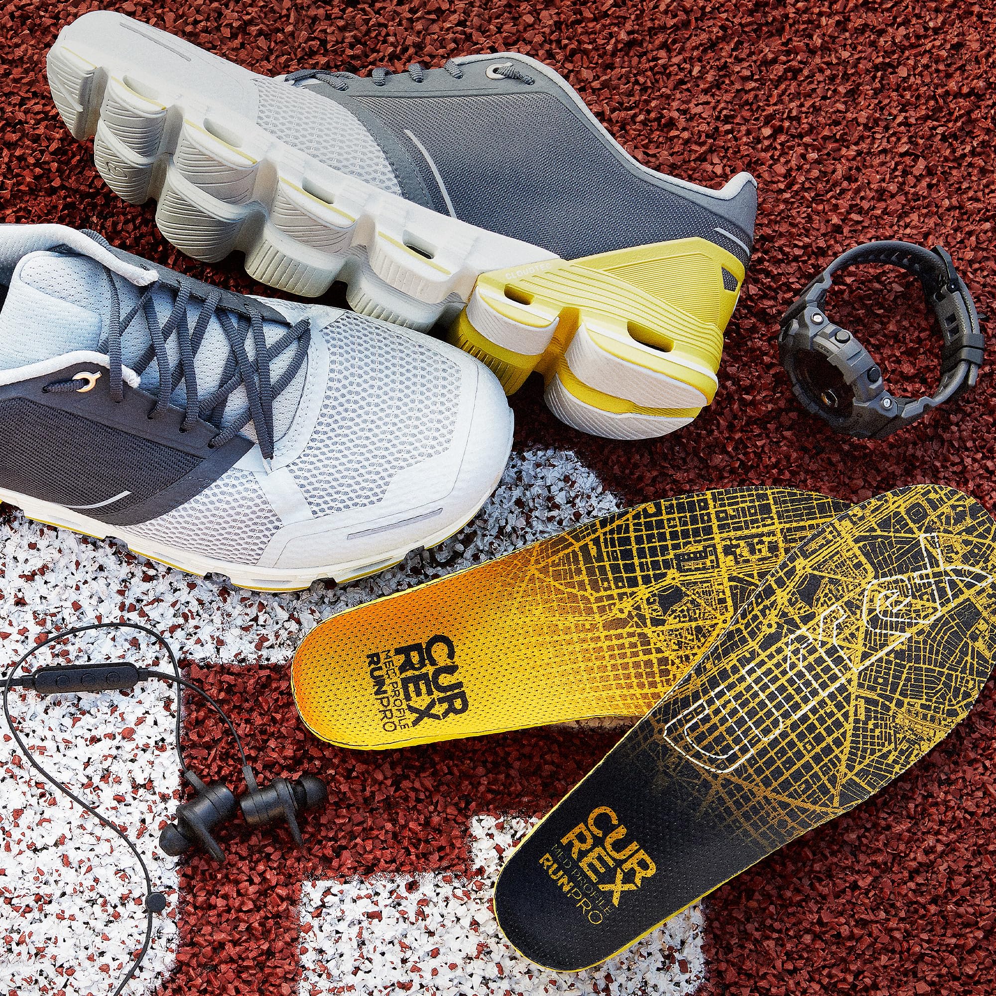 CURREX RunPro High Arch Support Insoles for Running Shoes – Reduce Fatigue, Prevent Injuries & Enhance Performance – Men & Women Orthotic Inserts – 2X Size – Ideal for Marathon Training, Hiking & Daily Comfort