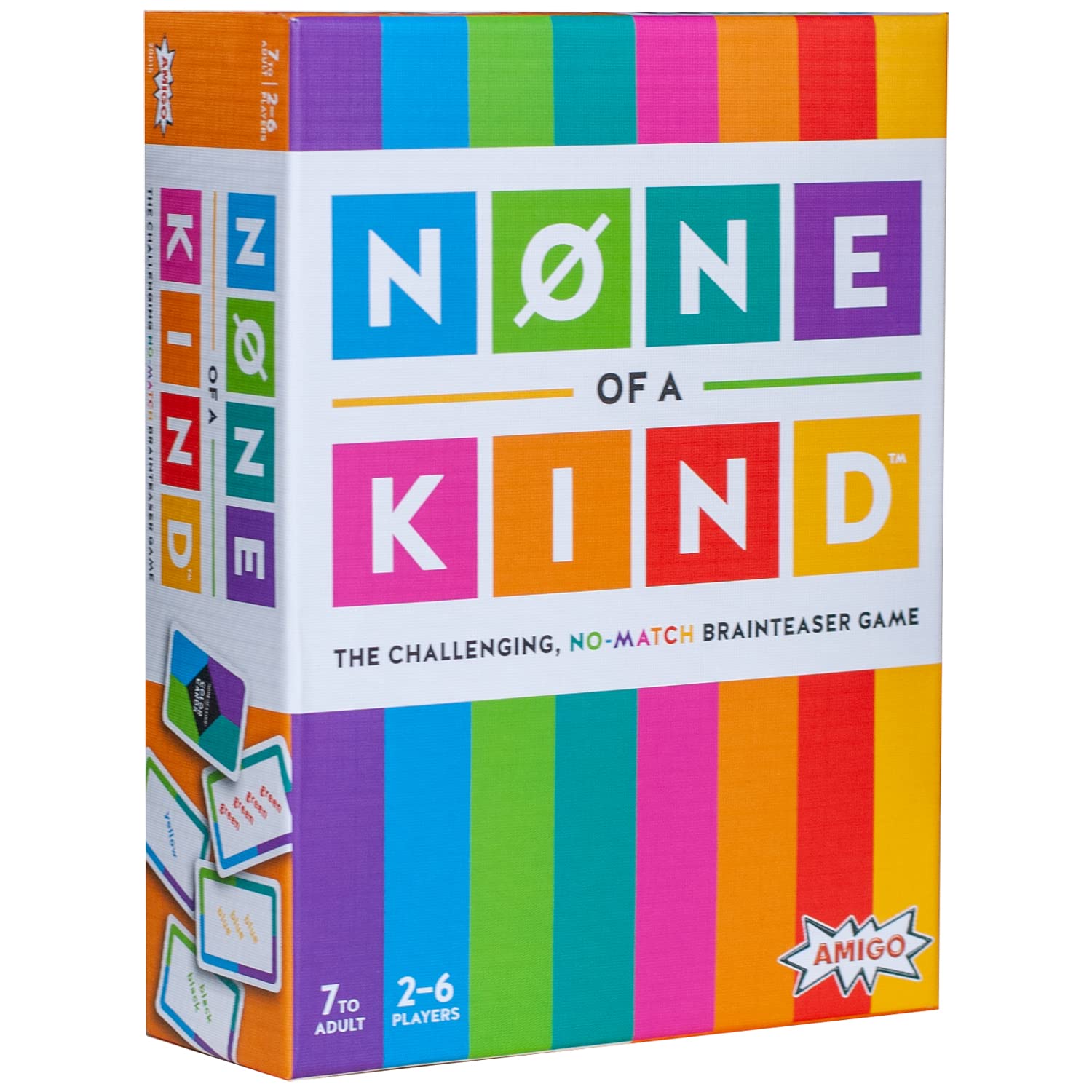AMIGO Games None of a Kind Brainteaser Puzzle Game - Fun Family Board Game for Kids & Adults - Perfect for Parties, Travel & Brain Training