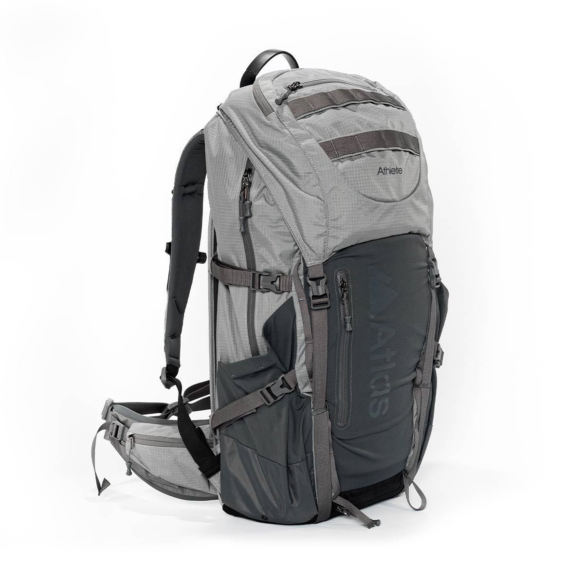 Atlas Athlete Medium Backpack - Waterproof Laptop Backpack for Men & Women, 30L Travel Backpack with USB Charging Port, Gray - Perfect for Gym, Work, School & Outdoor Adventures