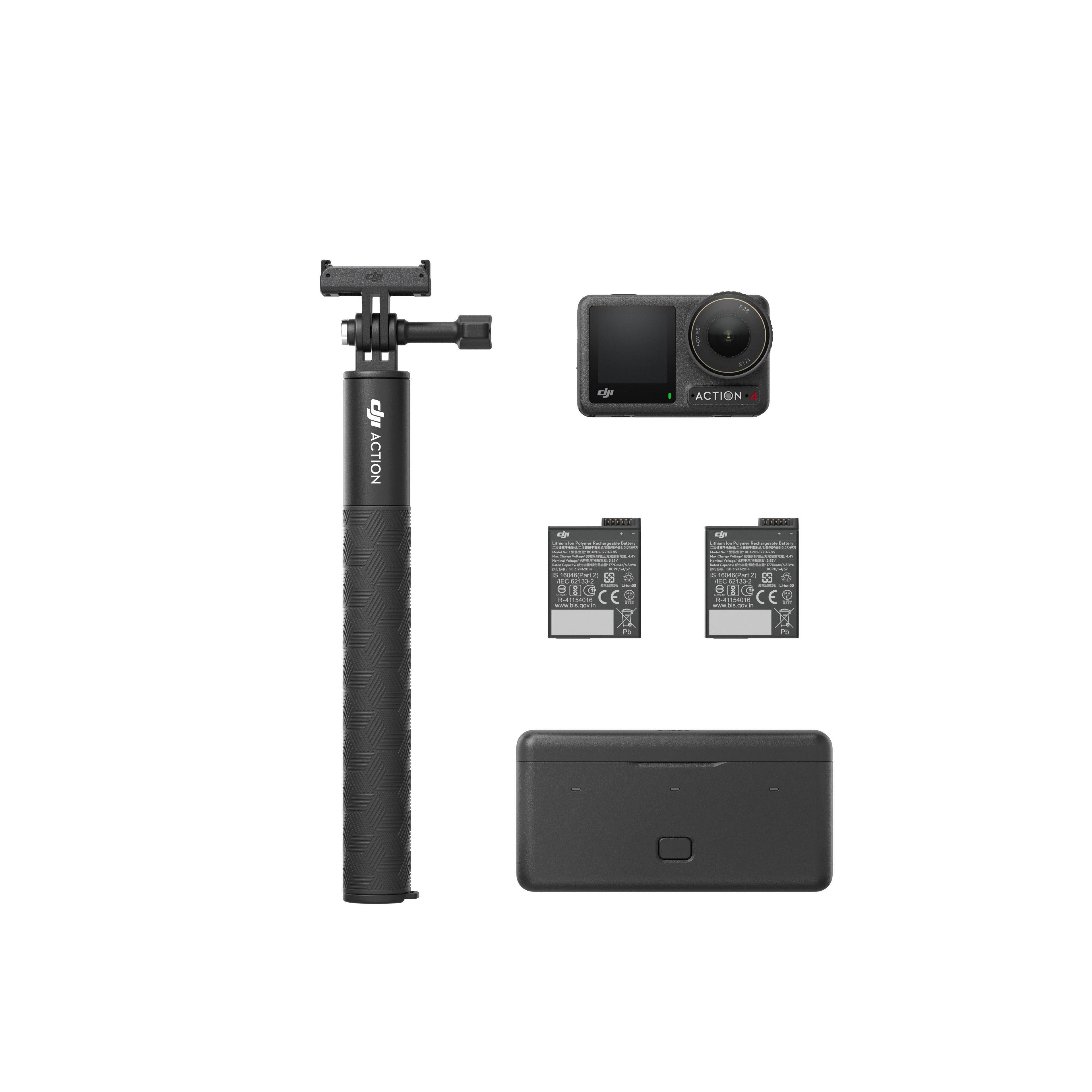DJI Osmo Action 4 Standard Combo - 4K Waterproof Action Camera with 1/1.3