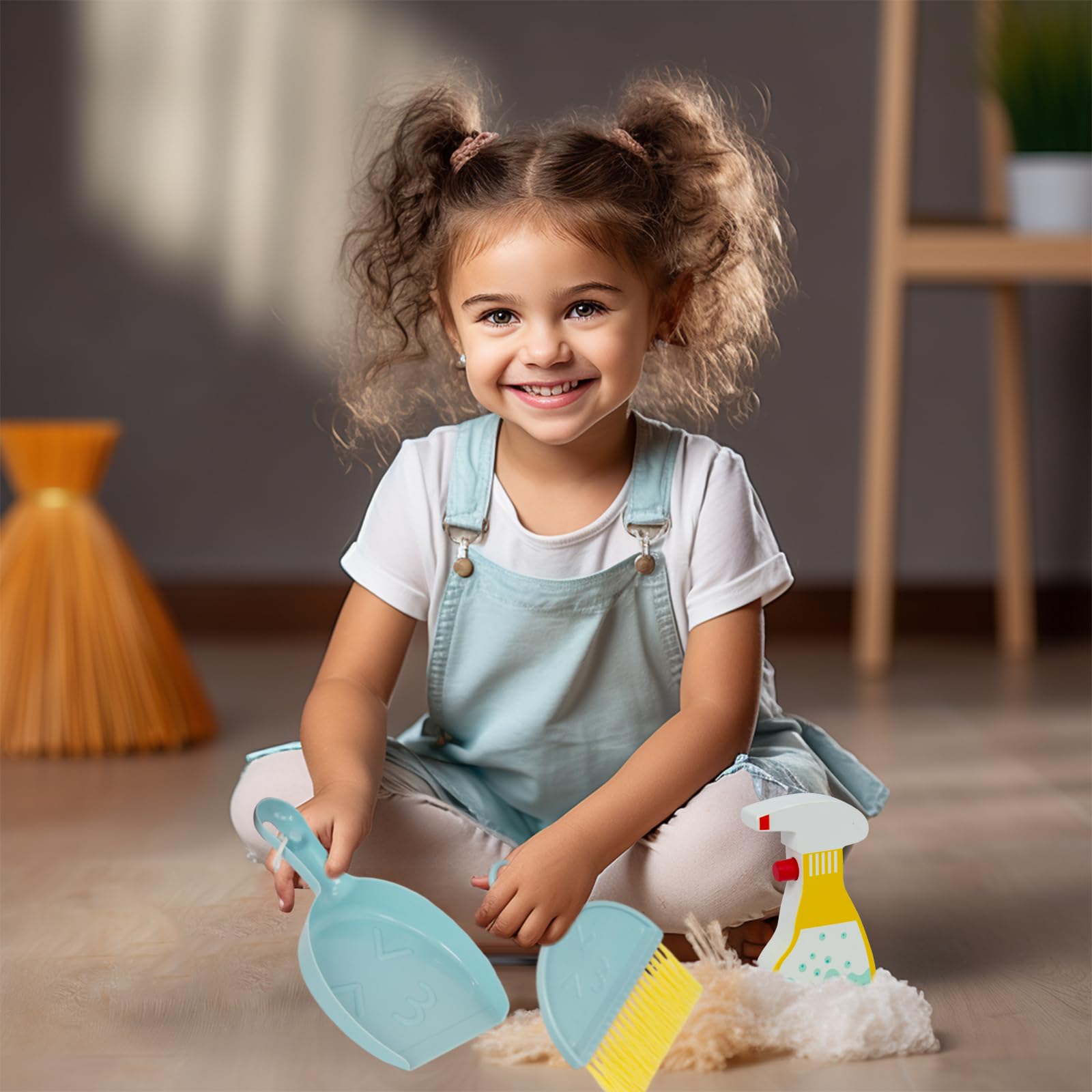 **WOODENFUN Wooden Baby Push Walker for Toddlers 1 Year & Up - Learning Walking Toy for Boys & Girls 12+ Months - Kids Cleaning Cart Toy Set with Play Tools - Perfect Gift for Birthdays & Pretend Play**    *(Use Scenario: Encourages early walking, imaginative play, and motor skill development for toddlers.)*