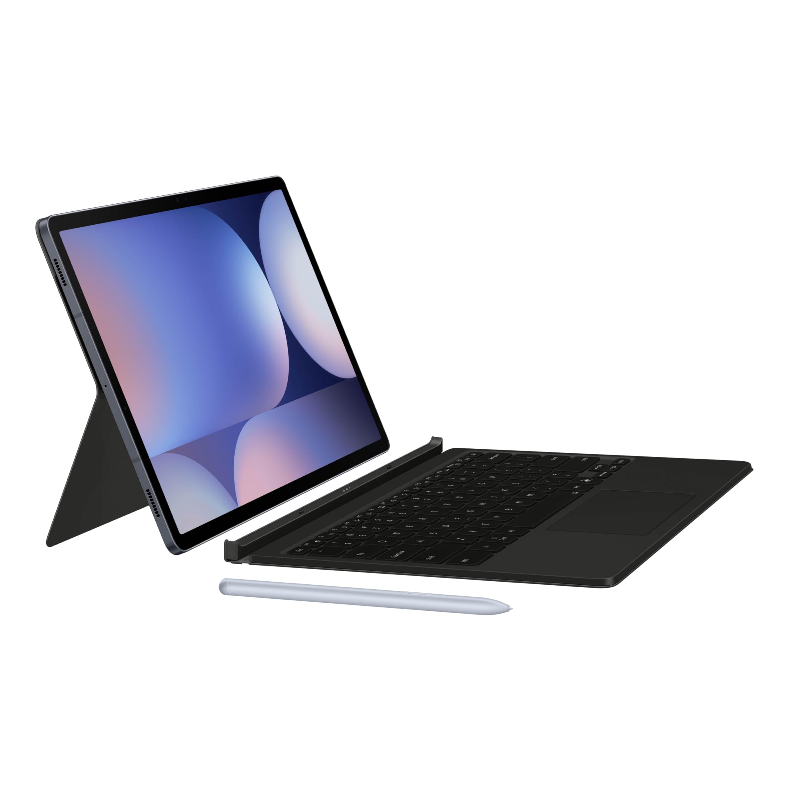 SAMSUNG Galaxy Tab S10+ Book Cover Keyboard with AI Key - Detachable, PC-Like Experience, Adjustable Viewing Angles, Wireless Keyboard Sharing - US Version (Black) - Perfect for Work, Study, and Entertainment On The Go