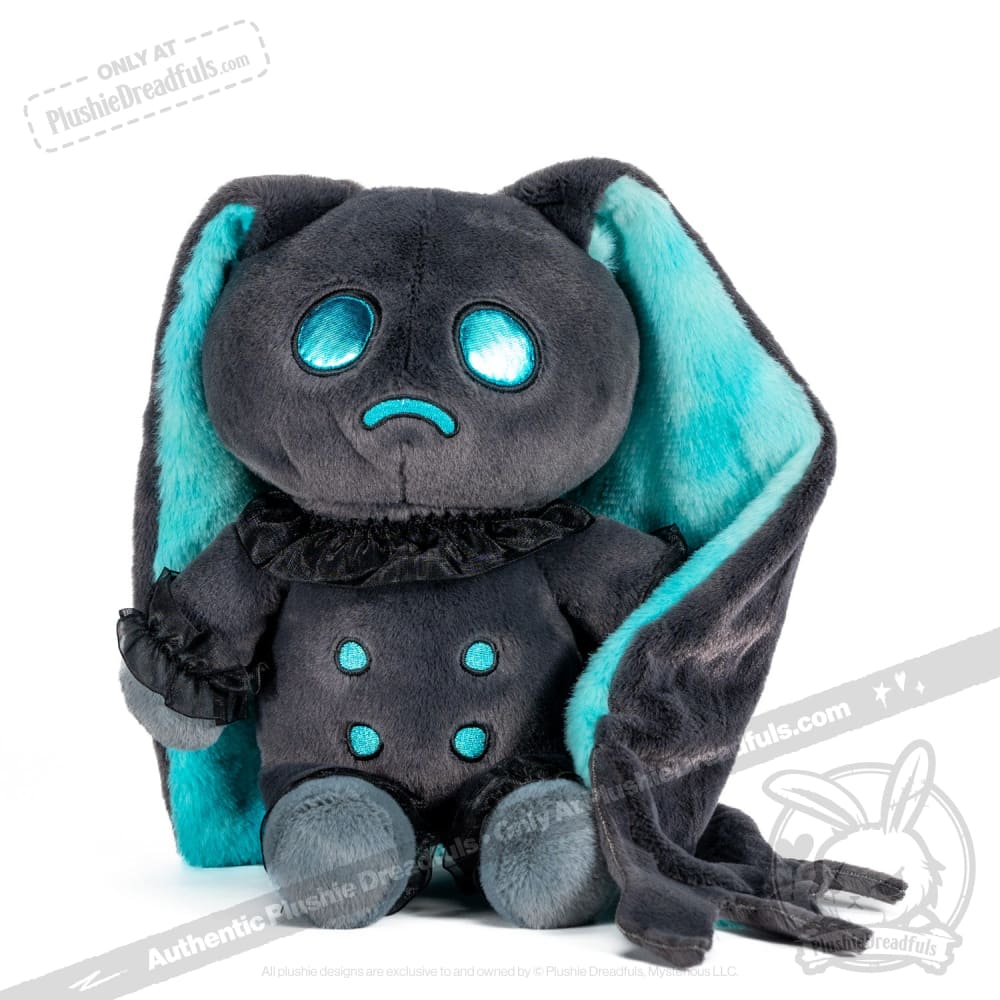 Plushie Dreadfuls Wraith Bunny - Soft Stuffed Animal Toy for Halloween Decor, Gothic Gift & Cute Cuddling
