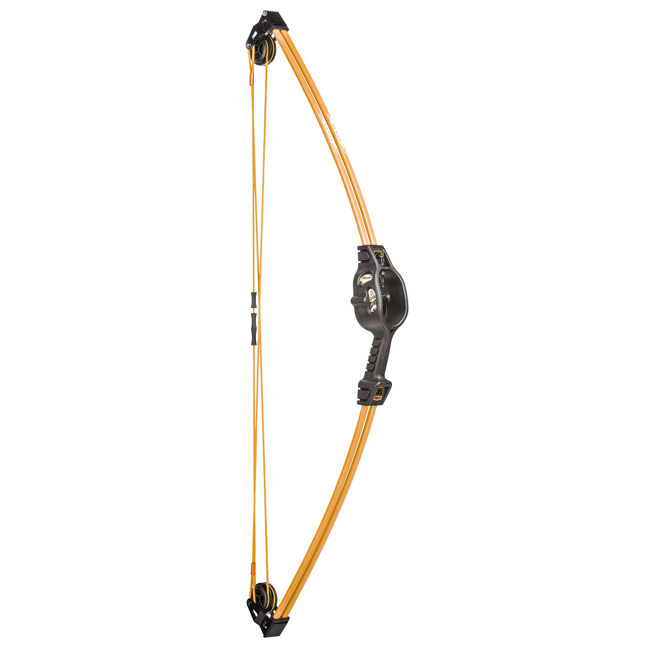 Bear Archery Spark Youth Bow Set for Kids Ages 5-10 | Ambidextrous Beginner Bow with 2 Arrows, Arm Guard & Quiver | Perfect for Outdoor Play, Backyard Target Practice & Youth Archery Training