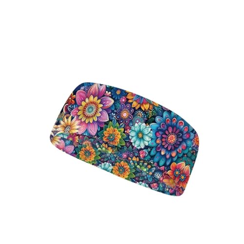 Vibrant Boho Mandala Flower