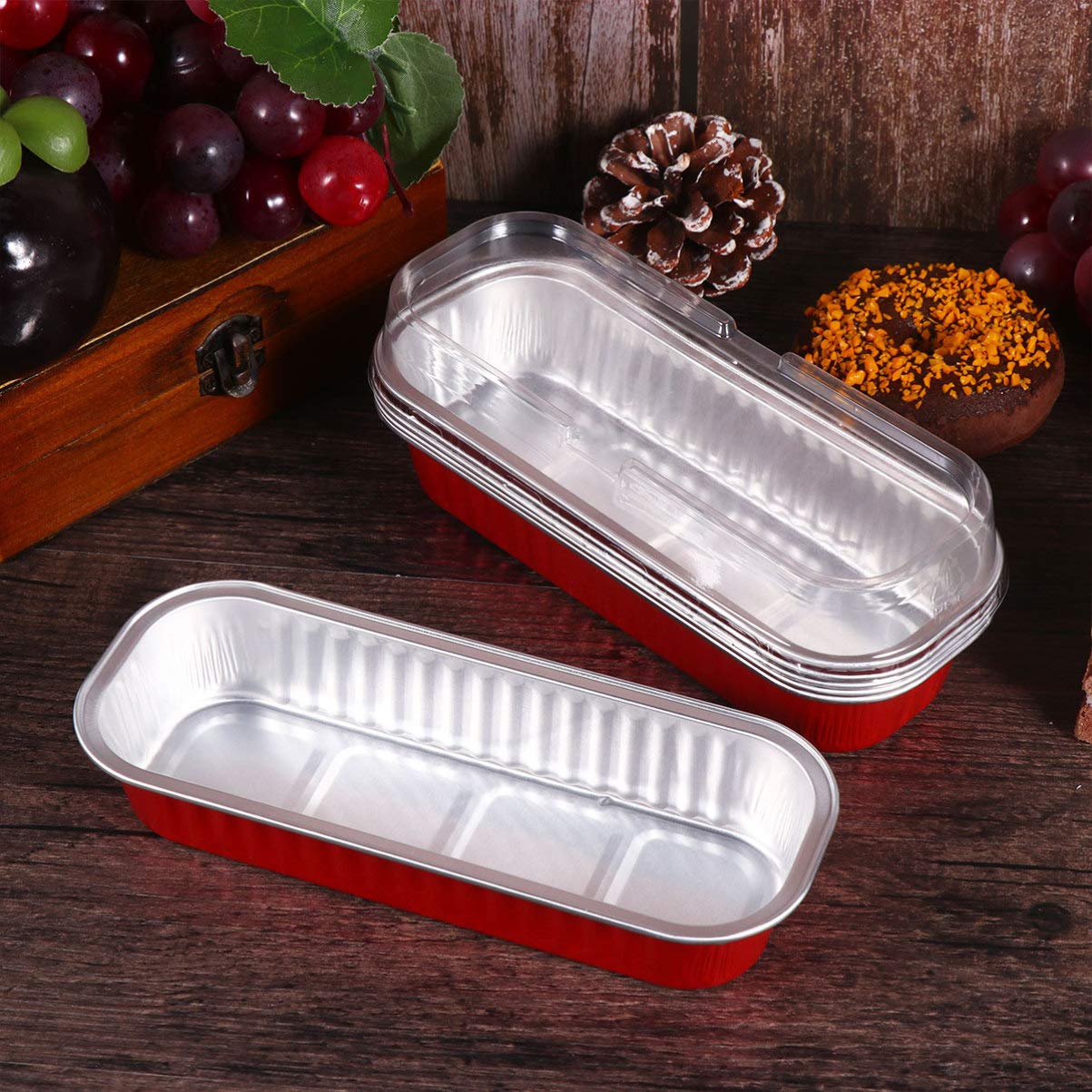 10-Piece Non-Stick Baking Pans Set - Premium Cupcake Muffin Dessert Mold for Home Baking, Party Treats & Holiday Cooking