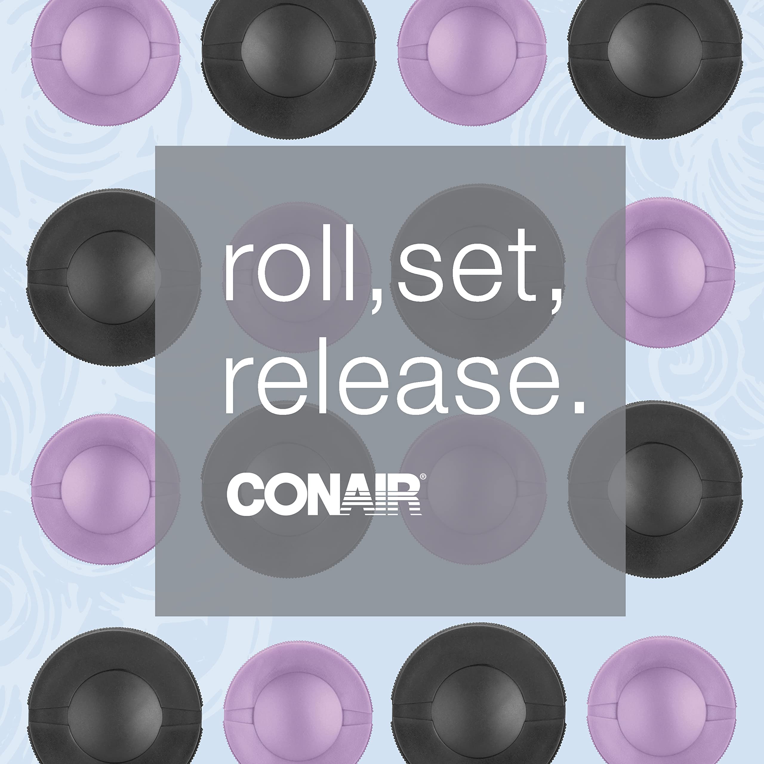 Conair Hot Rollers Hair Curler Set - 12 Heated Rollers (1.5