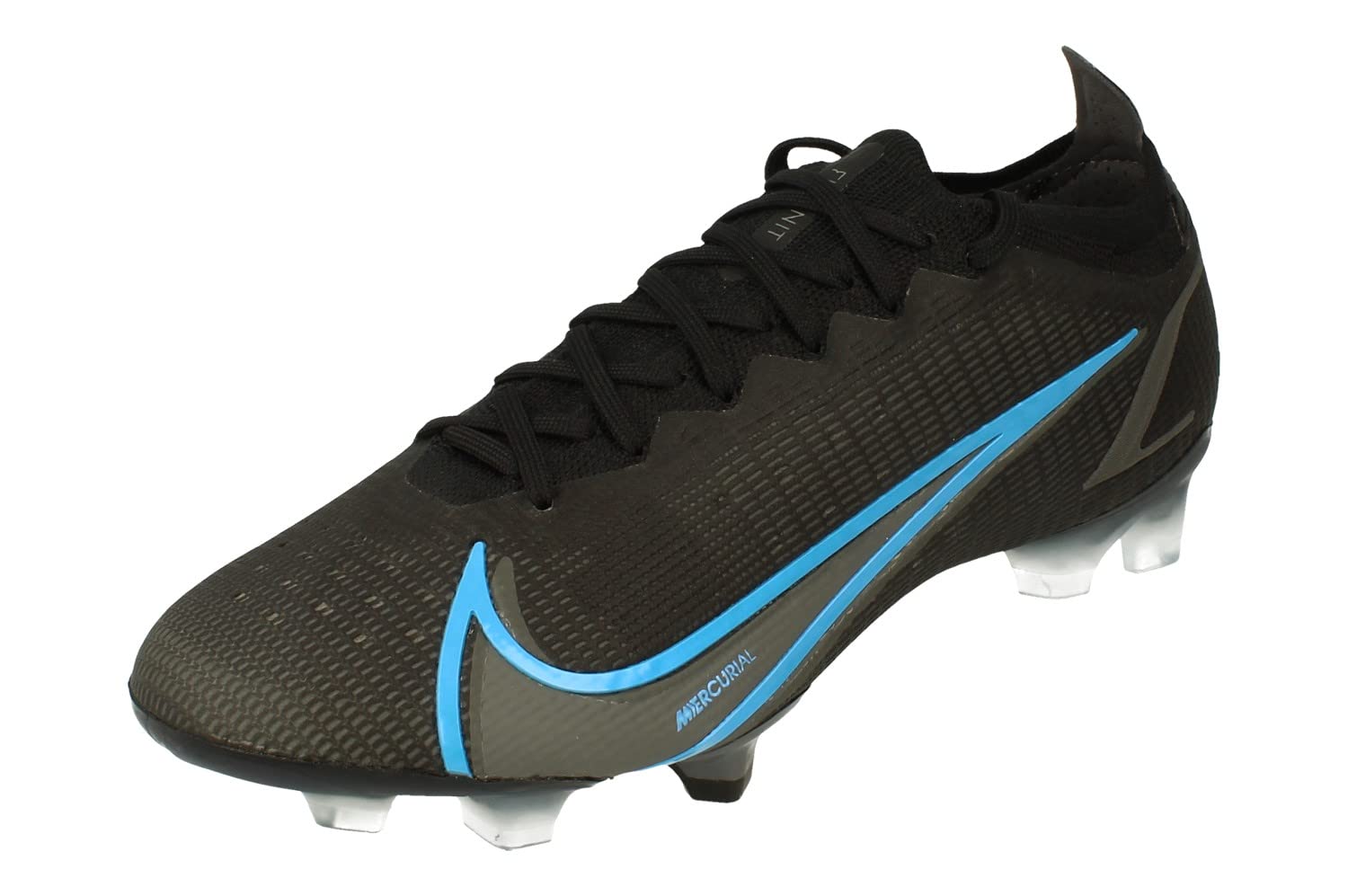 Nike Vapor 14 Elite FG Men's Soccer Cleats - CQ7635 Football Boots (UK 11 US 12 EU 46) Black Iron Grey - Lightweight & Responsive for Competitive Matches & Training