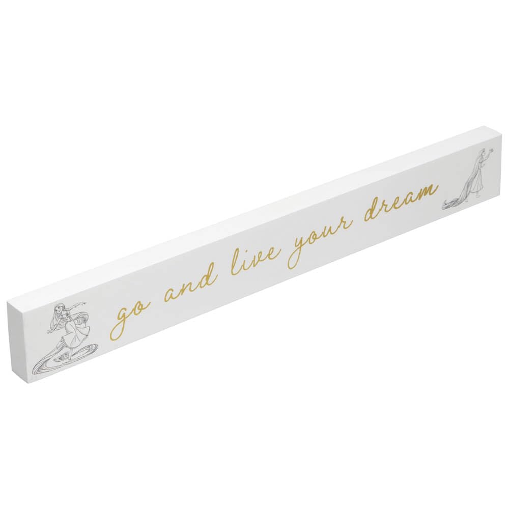 Disney Rapunzel Classic Collectibles Desk Plaque - Tangled Inspired Decor for Home & Office Display