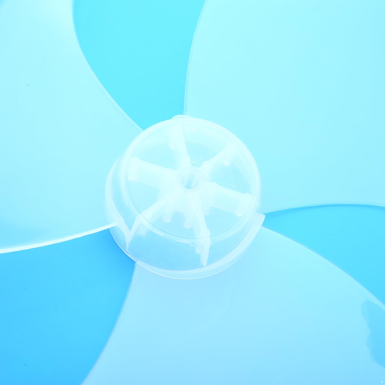Durable 14-Inch White Universal Plastic 3-Blade Fan Replacement with Nut Cover | Compatible with Household Standing Pedestal Fans | Perfect for Bedroom, Living Room & Office Cooling