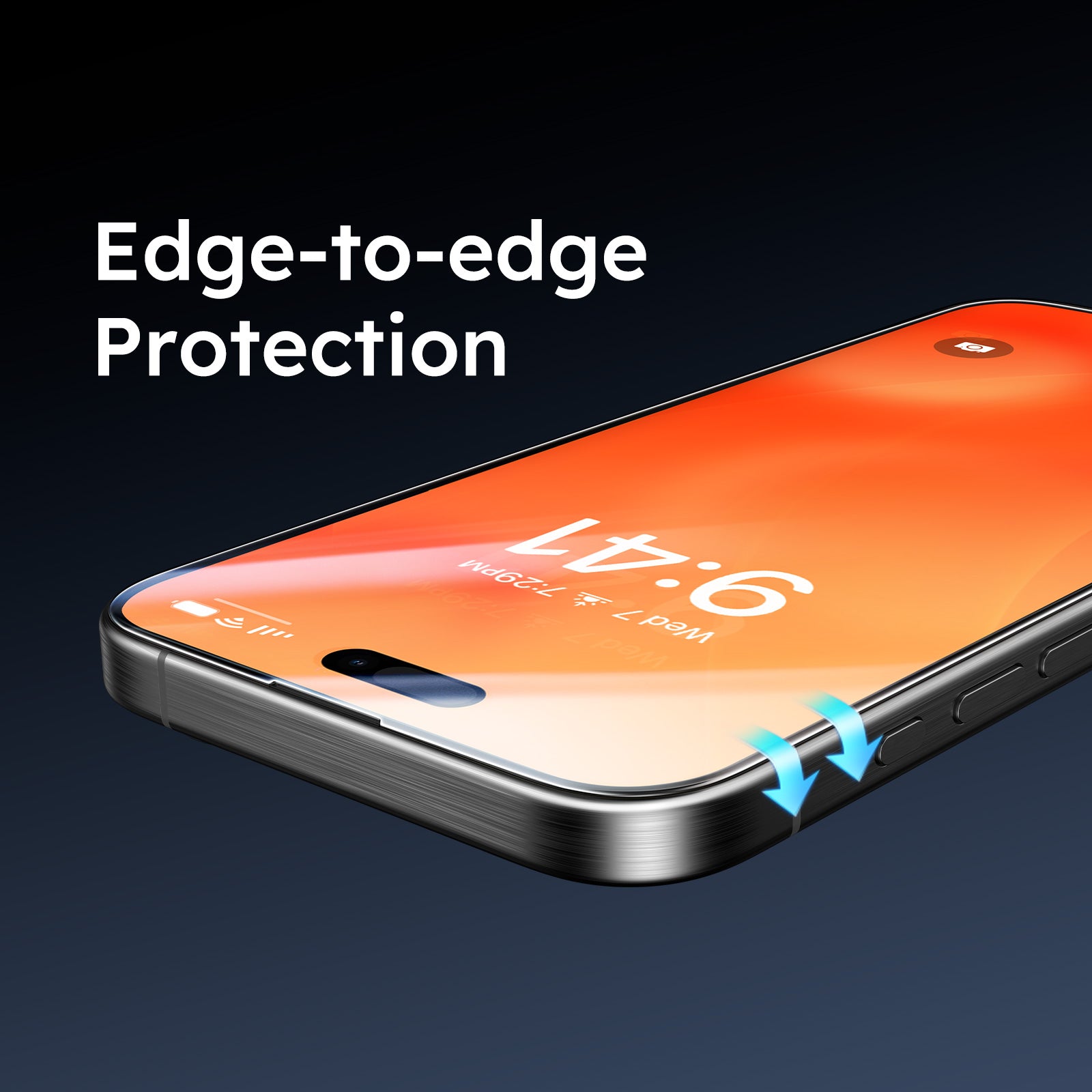 Tempered Glass Screen Protector for iPhone 16 Pro Max [6.7 Inch] - HD Clear, Anti-Scratch, Bubble-Free - Perfect for Work, Travel & Everyday Protection