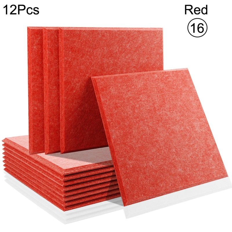 Acoustic Insulation Panel Tiles - Premium Soundproof Wall Panels for Home Studio, Office & Theater Noise Reduction | High Density Foam Panels for Better Sound Absorption