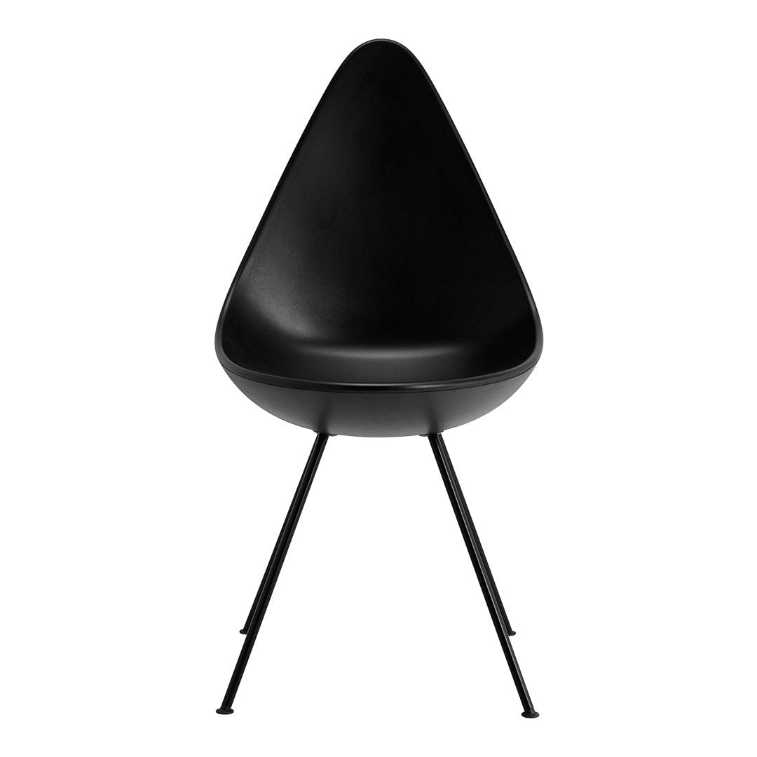 Drop Chair Plastic - Modern Lightweight Indoor/Outdoor Stackable Chair for Home, Office, and Patio Use