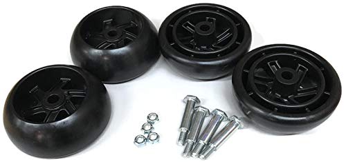 Outdoor Power Deck Wheels Replacement for Craftsman Poulan Husqvarna Mowers - 589527401 532188606 188606 - Ideal for Lawn Mower Maintenance and Garden Care