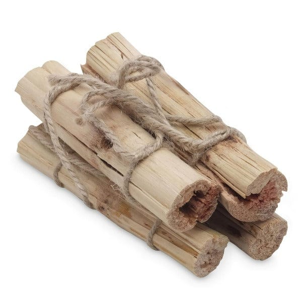 Living World Sugarcane Stalk Chew Sticks for Small Animals - Natural Rabbit Treats, Hamster & Guinea Pig Chew Toys for Dental Health - Perfect for Cage Enrichment and Stress Relief