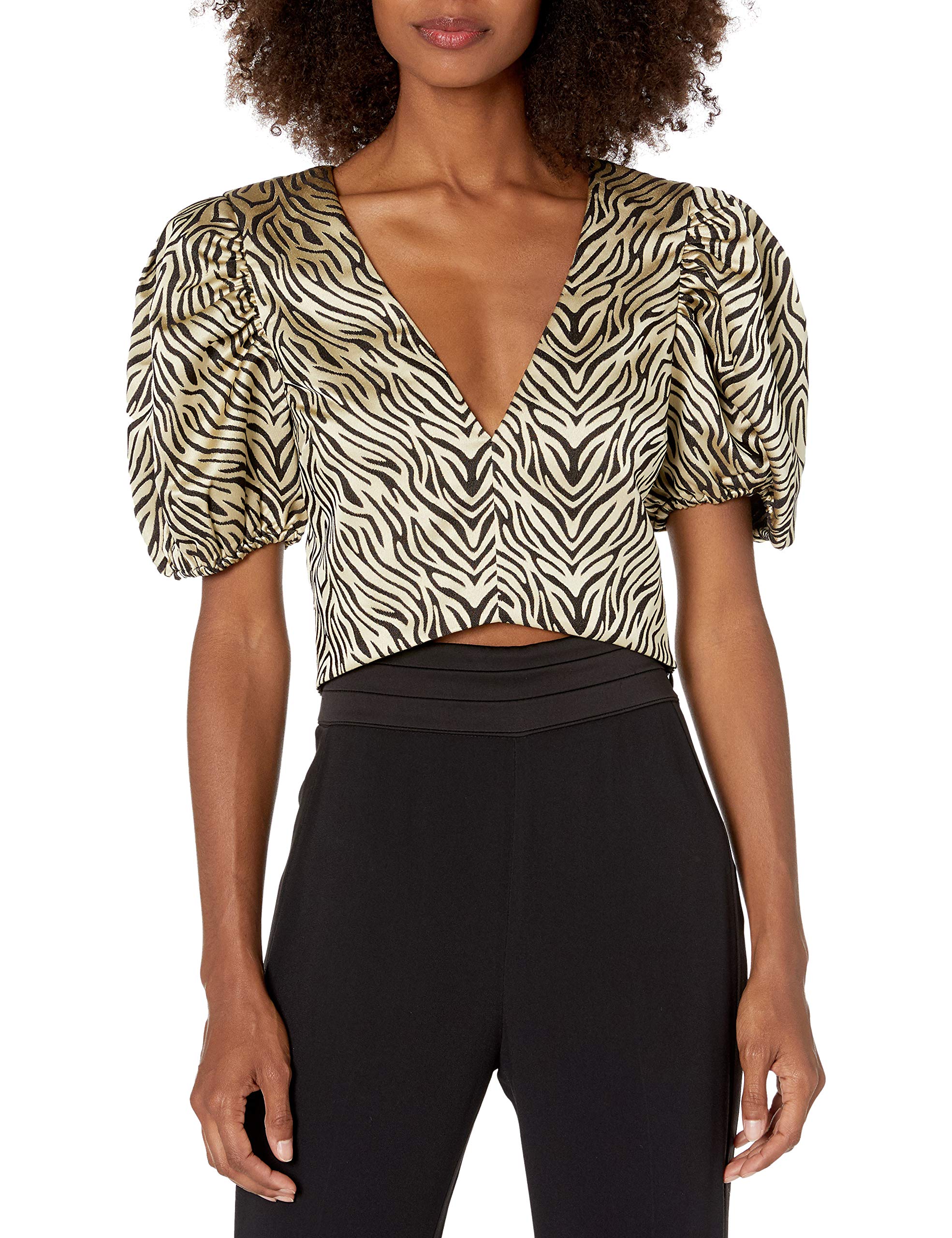 House of Harlow 1960 Women's Cipriana Top - Stylish Boho Blouse for Casual Outings & Summer Festivals