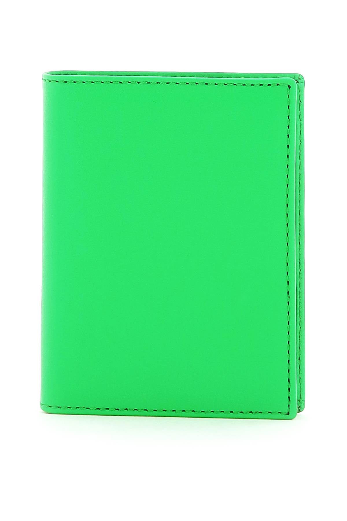 Comme des Garcons Genuine Leather Small Bifold Wallet for Men - Stylish & Compact Card Holder for Everyday Use & Travel