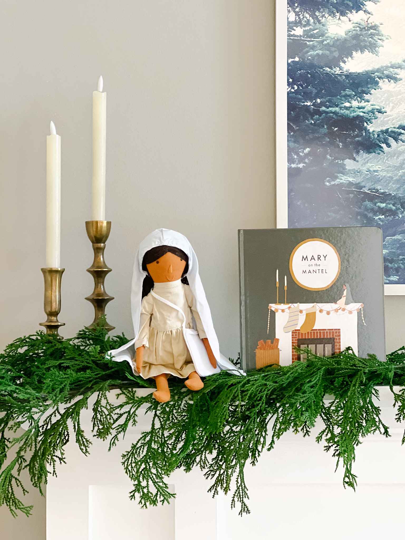 Mary on the Mantel Full Christmas Nativity Set - Perfect for Holiday Home Decor, Mantel Display & Gift Giving