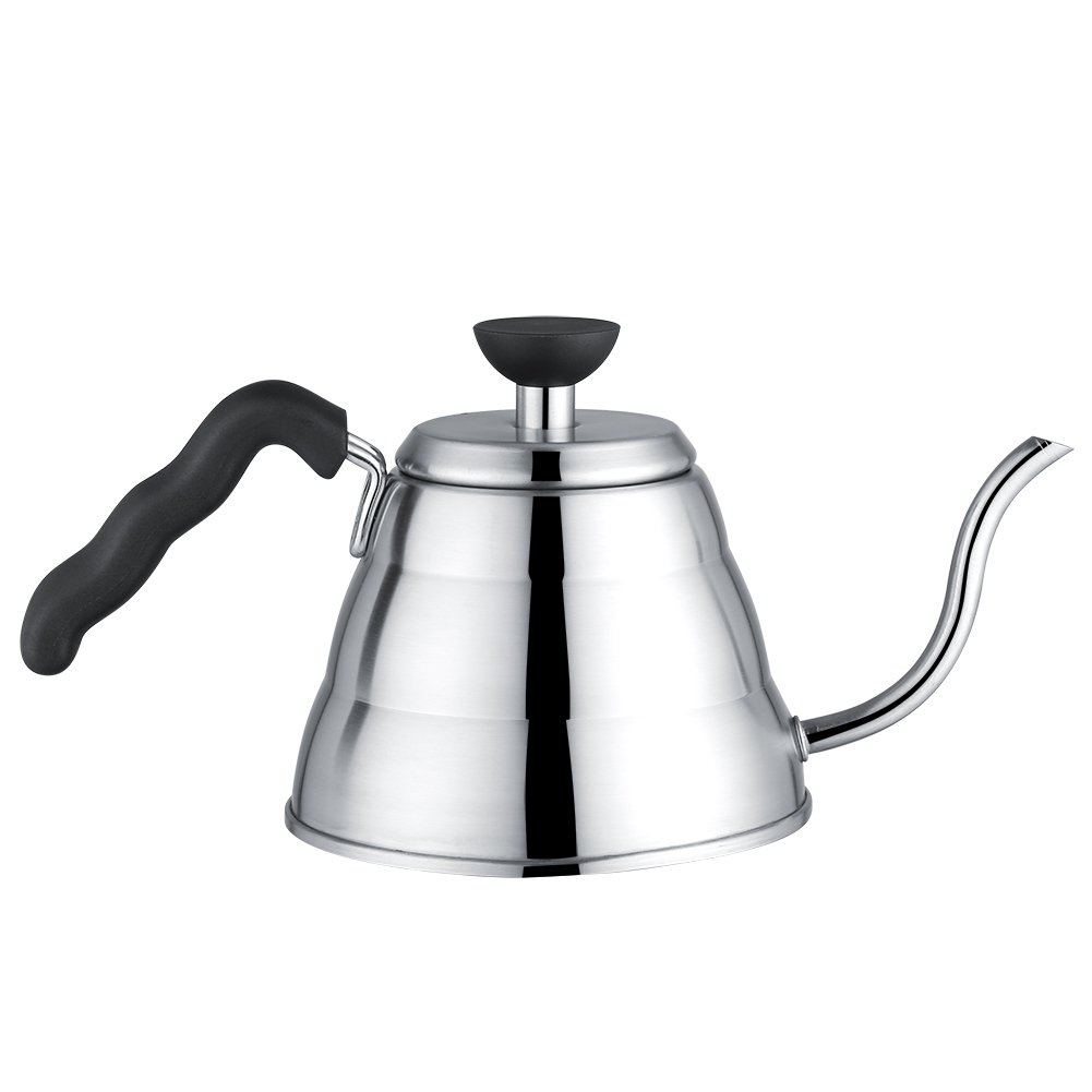 Premium Stainless Steel Gooseneck Coffee Maker & Tea Kettle - Precision Pour Over Dripper for Home Brewing, Perfect for French Press, Chemex, and Pour Over Coffee Lovers - Ideal for Baristas & Coffee Enthusiasts