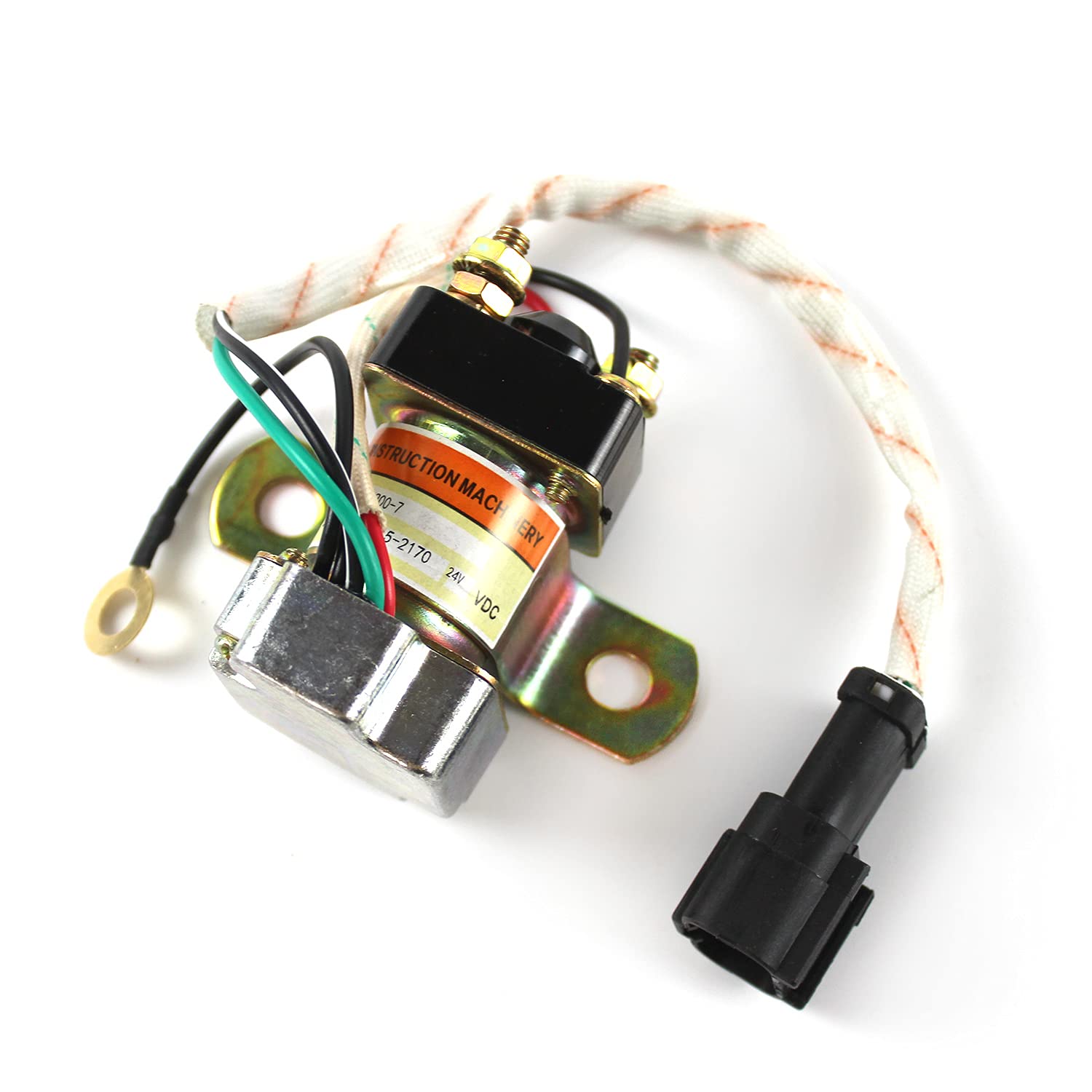 24V Motor Starter Relay for Komatsu PC200-6 PC200LC-6 PC120-6 Excavator | PANGOLIN Replacement Relay Assembly Parts | Heavy-Duty Construction Equipment & Excavator Repair Solution