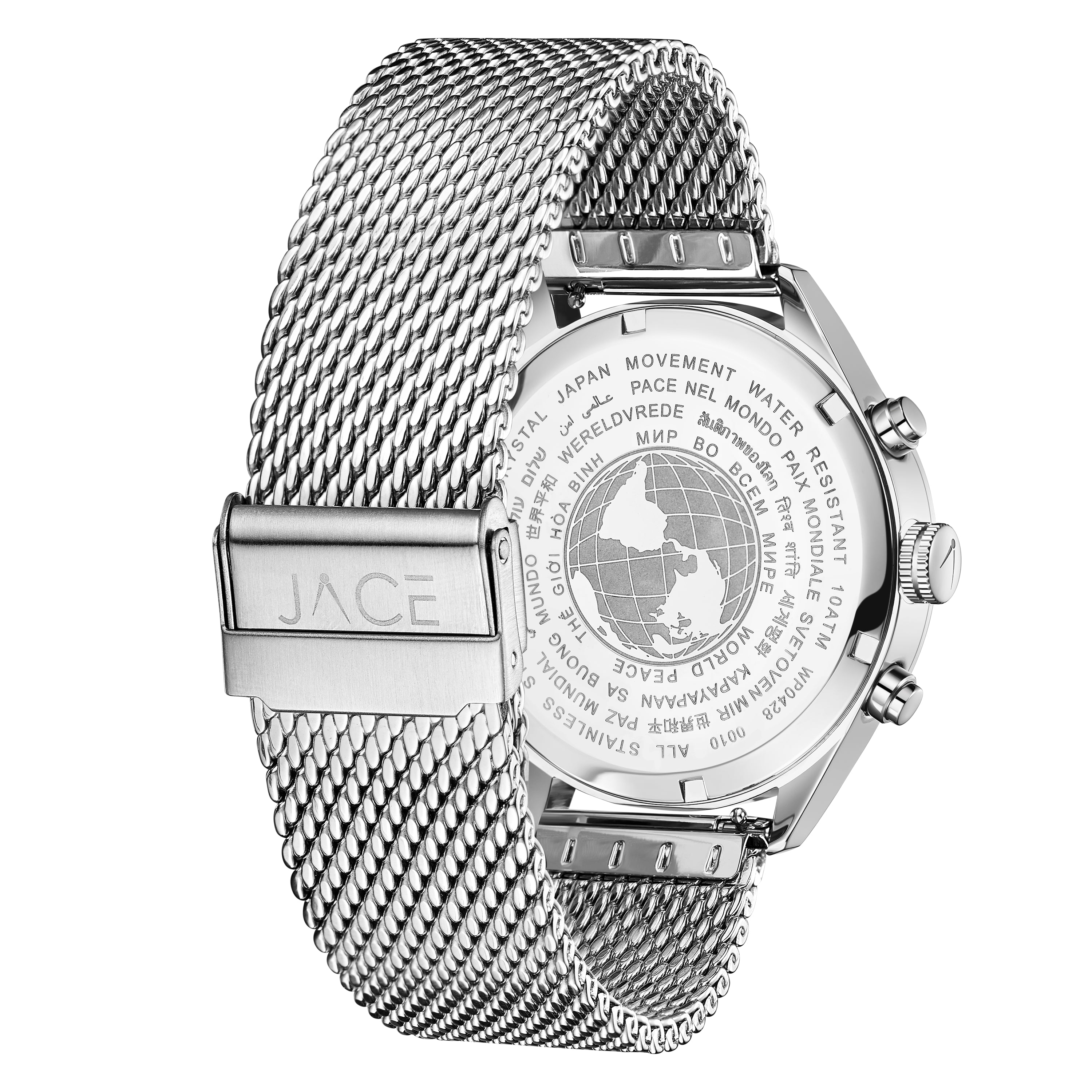 ISTANBUL Men's Chronograph Watch with Mesh Band - Stylish Analog Quartz Wristwatch for Business, Casual & Outdoor Activities