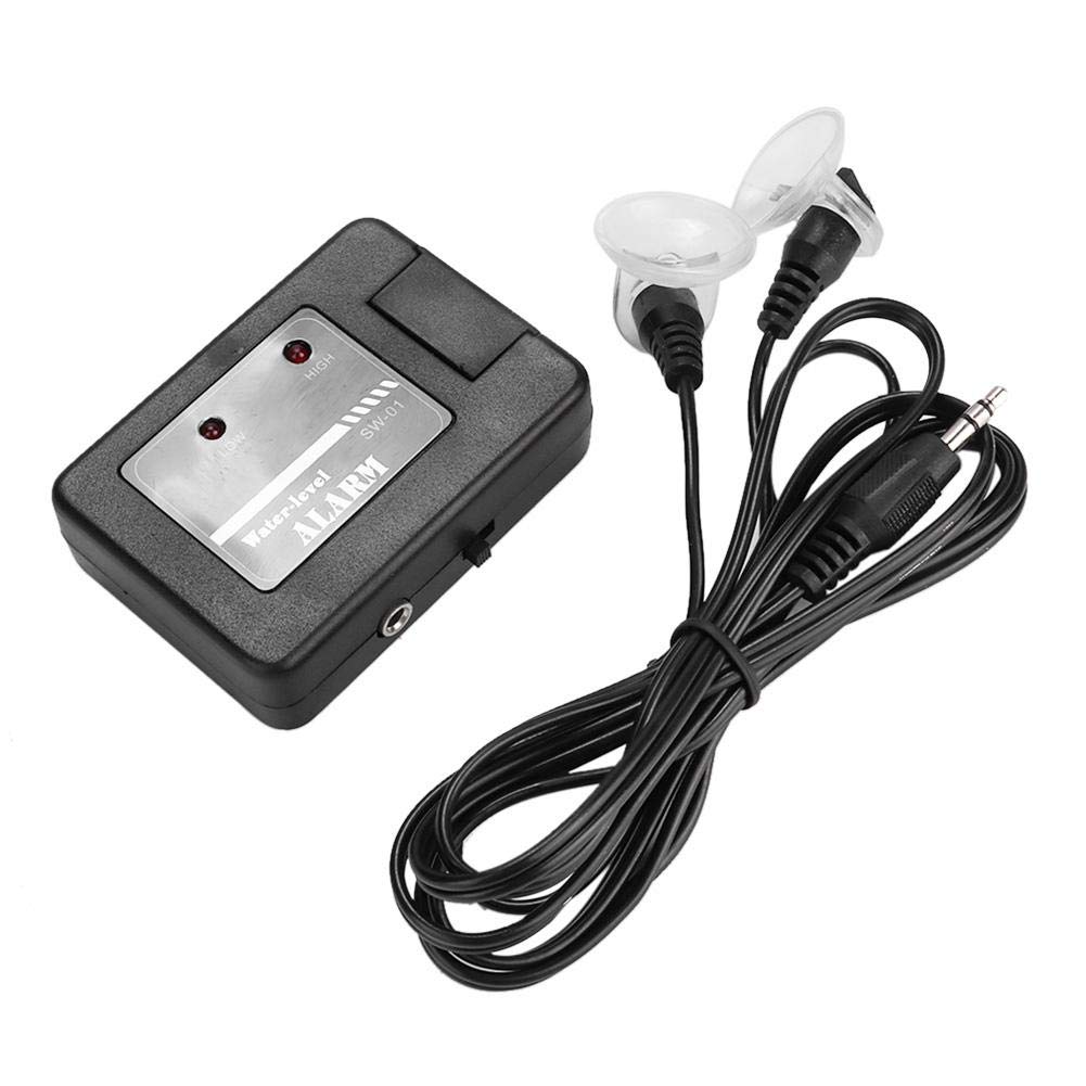 Fish Tank Water Level Alarm - High & Low Water Sensor Detector with Probe & Splitter Cable | Aquarium Monitoring for Home, Office & Pet Stores