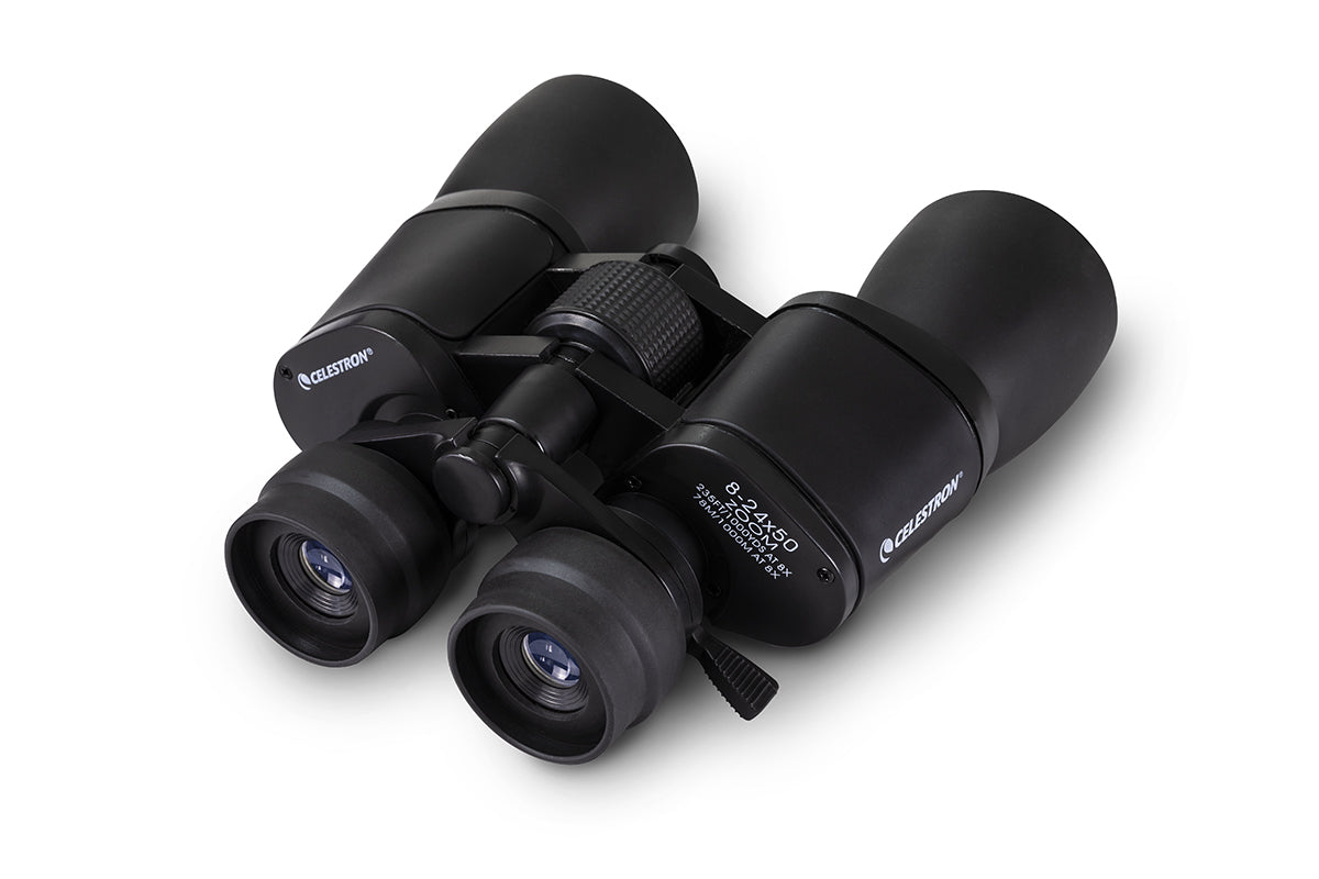 LandScout 8x24-50mm Zoom Porro Prism Binoculars for Bird Watching, Hunting, Hiking & Outdoor Adventures