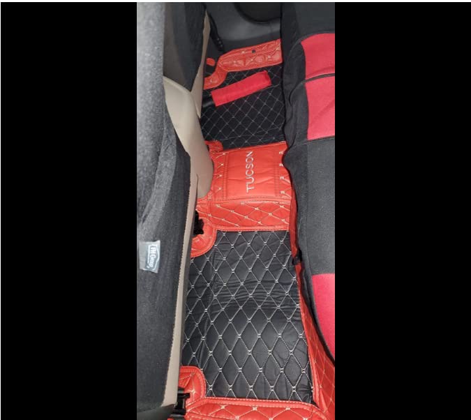 Custom ARAAO Car Floor Mats for Men & Women - Anti-Slip Luxury Floor Liners for Sedan, SUV & Sports Cars (Red) - Perfect for Everyday Driving, Road Trips & Car Protection